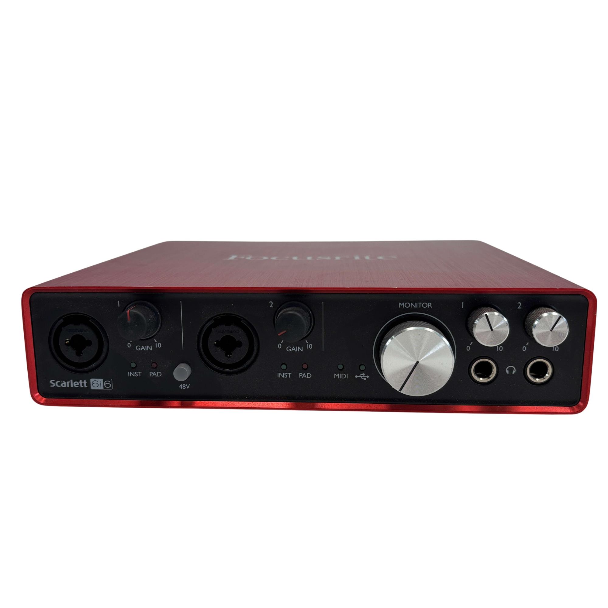 Focusrite Scarlett 6i6 2nd Gen USB Audio Interface