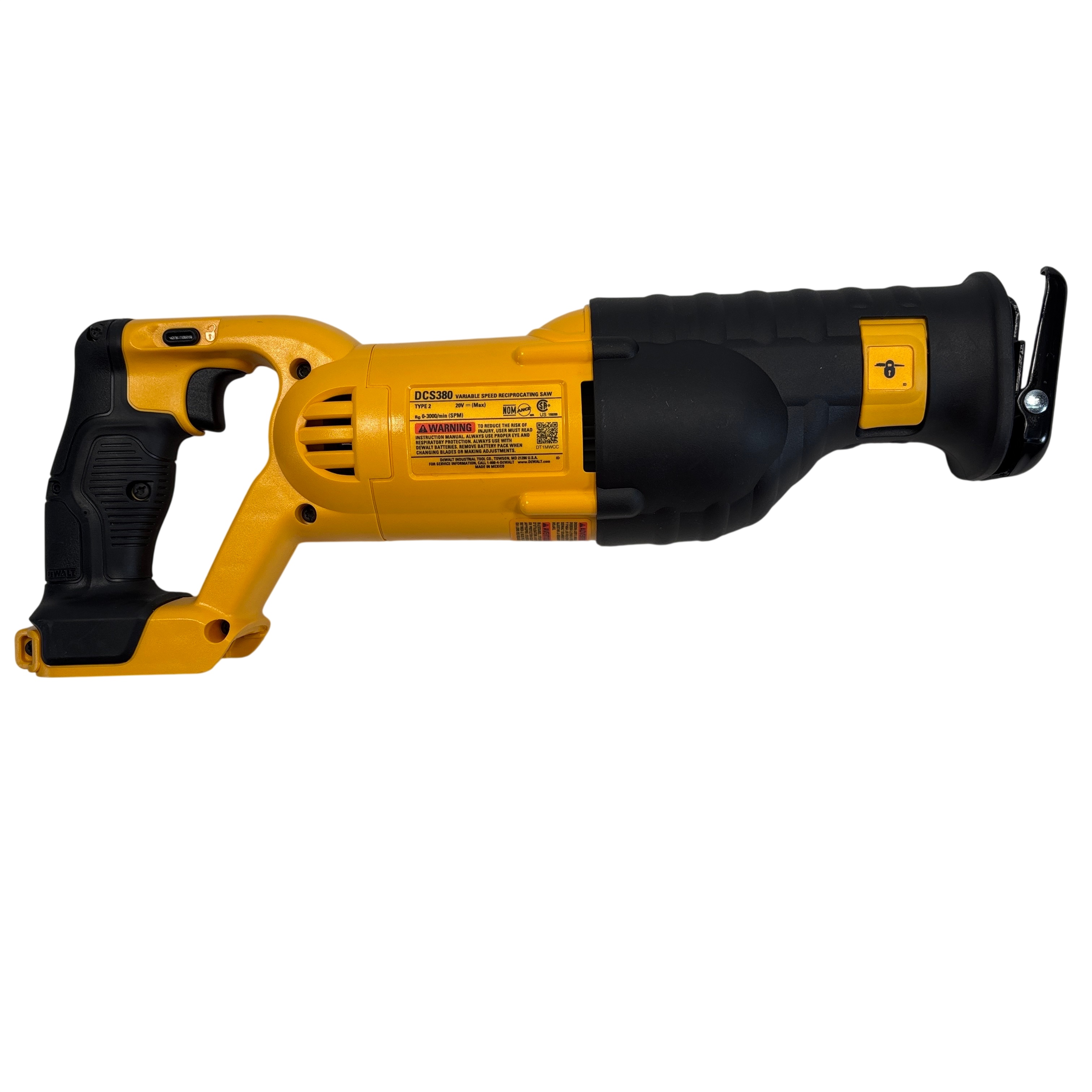 DeWalt DCS380 20V MAX Cordless Reciprocating Saw