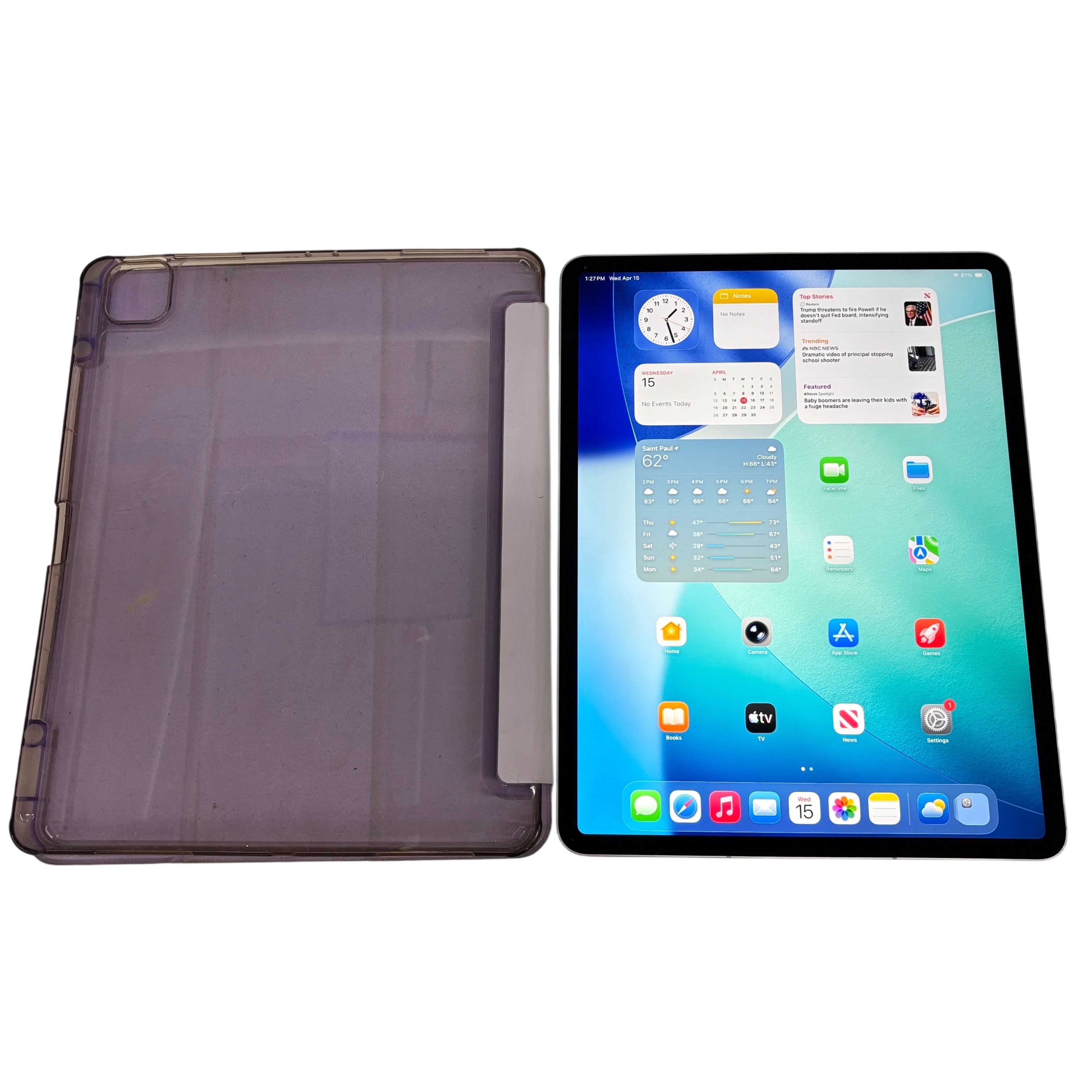 Apple iPad Air 13-Inch (M3) MCJ44LL/A 128GB Purple Wi-Fi + 