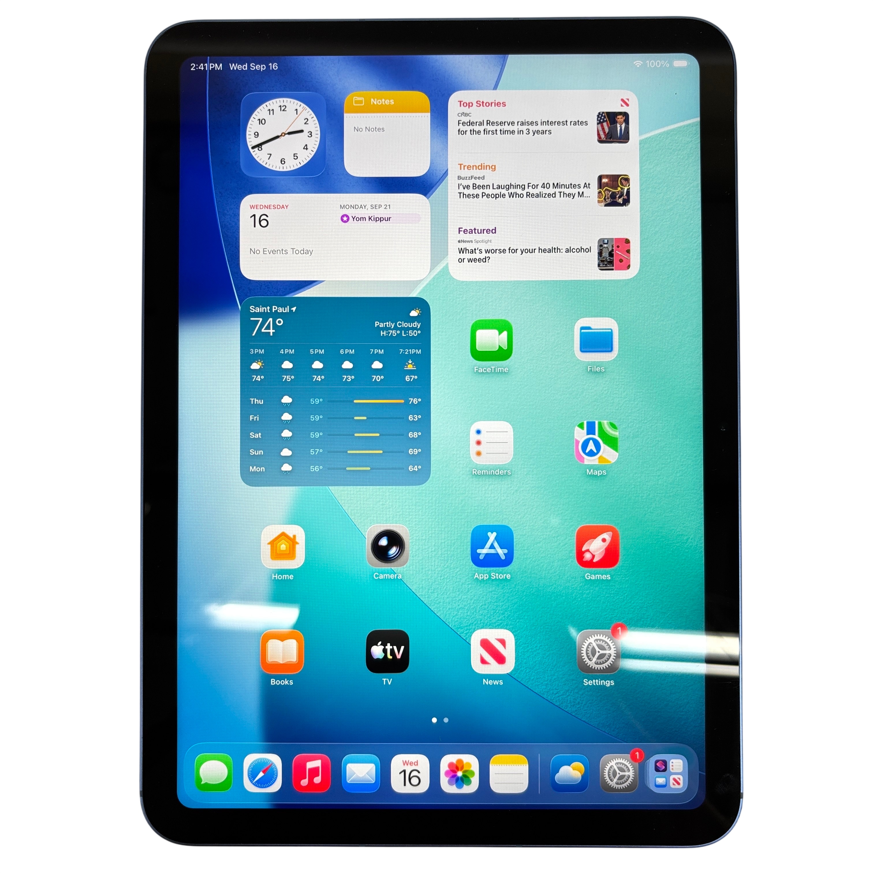 Apple iPad 11-Inch (A16) MD7G4LL/A 128GB Wi-Fi/Cellular Blue