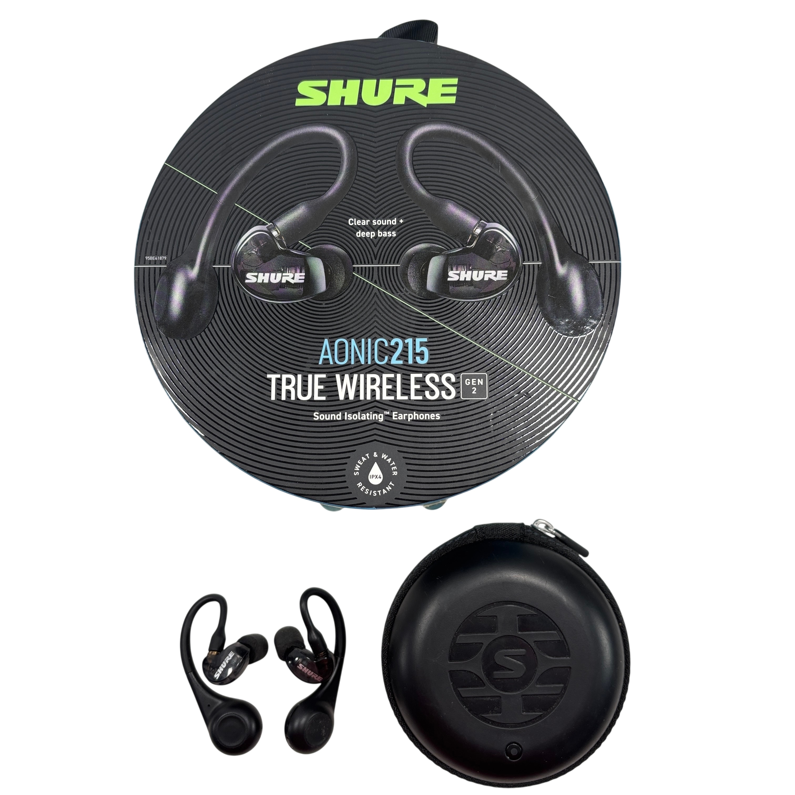Shure AONIC 215 Gen 2 SE21DYBK+TW2 Black True Wireless Sound 