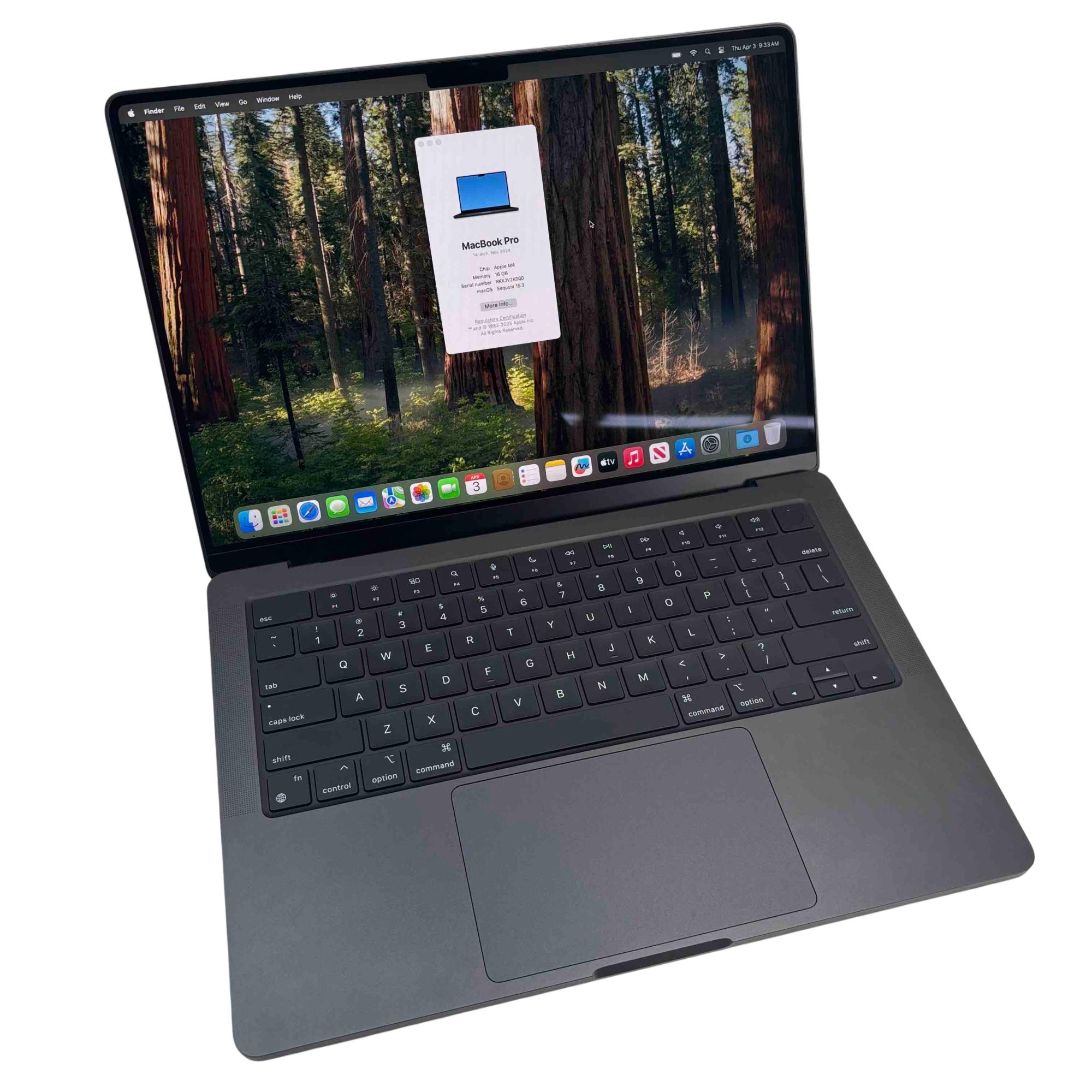 Apple MacBook Pro 2024 MW2W3LL/A M4 Pro 4.5 GHz 16GB RAM