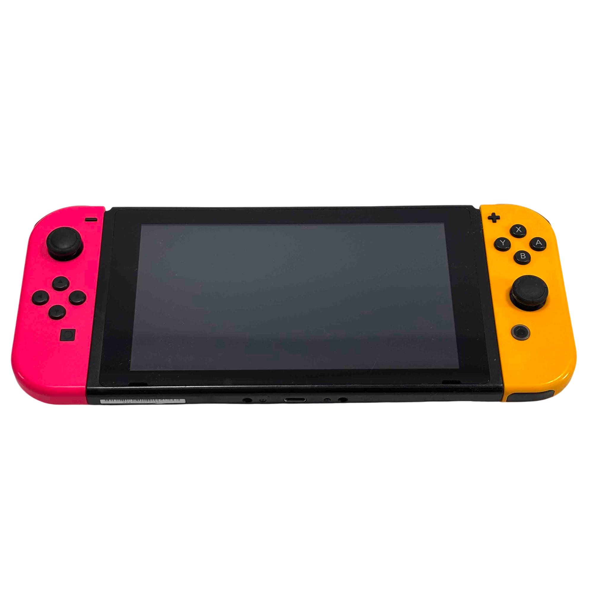 Nintendo Switch HAC-001 32GB Neon Pink/Neon Orange Video Game
