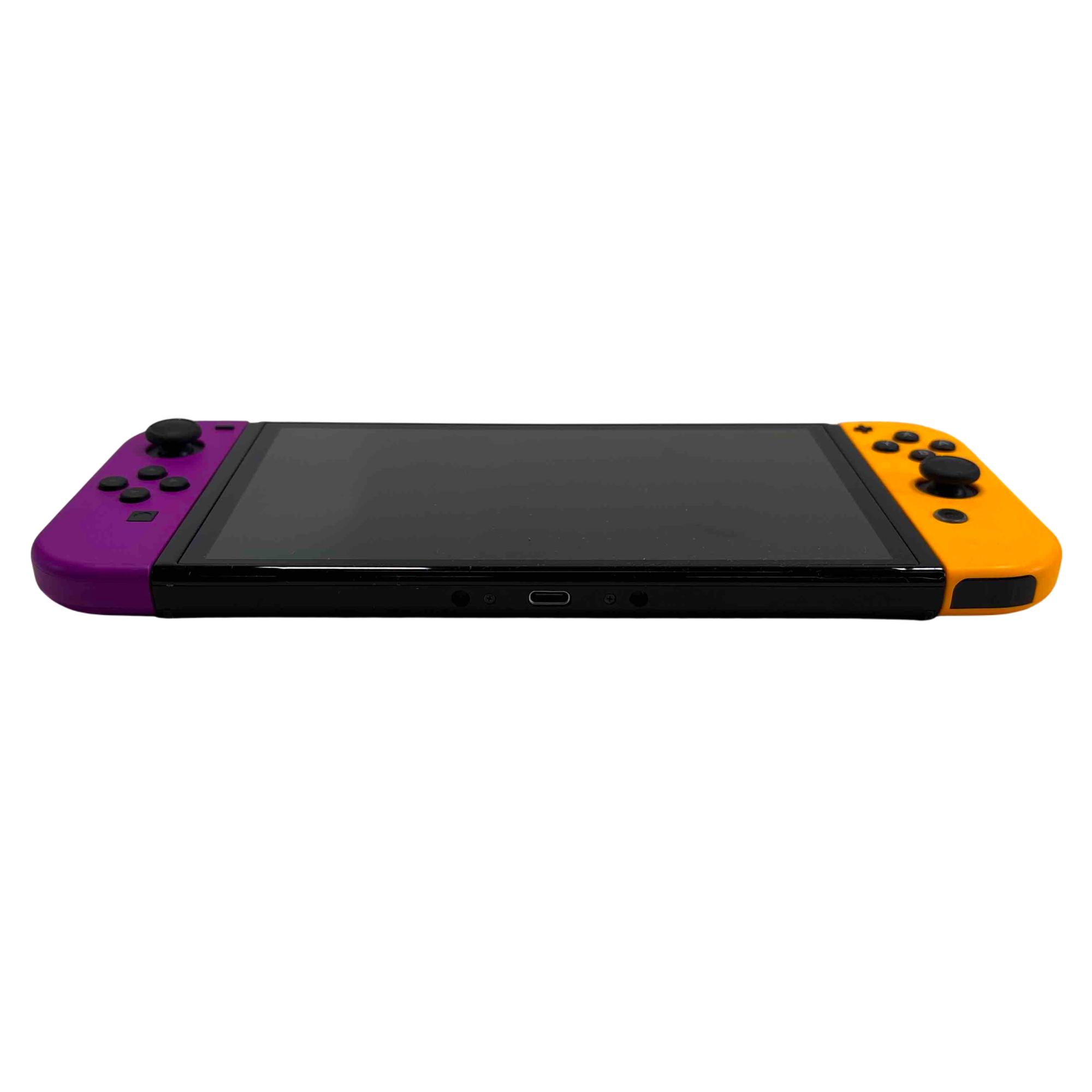 Nintendo Switch OLED Model HEG-001 64GB Neon Purple/Neon Orange