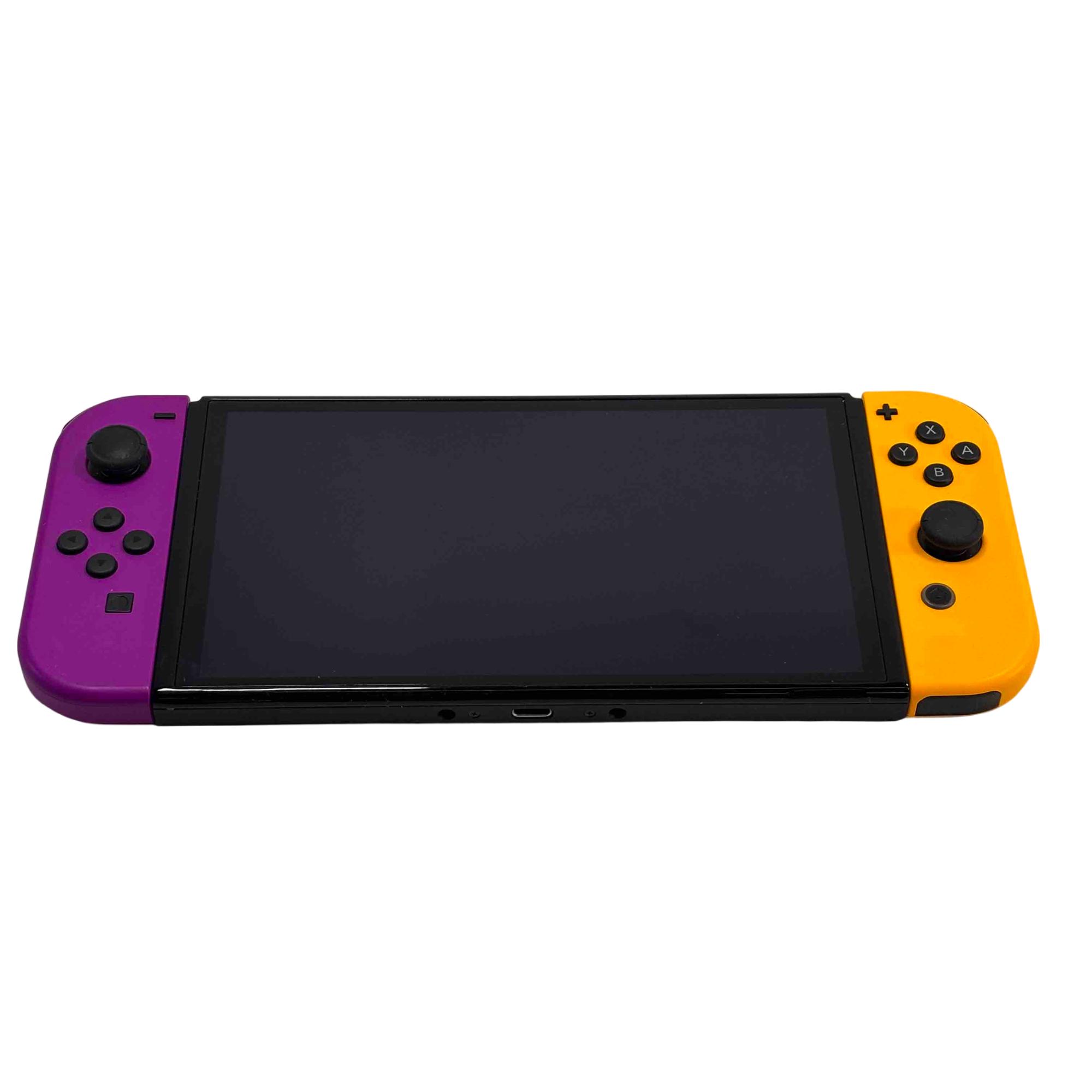 Nintendo Switch OLED Model HEG-001 64GB Neon Purple/Neon Orange