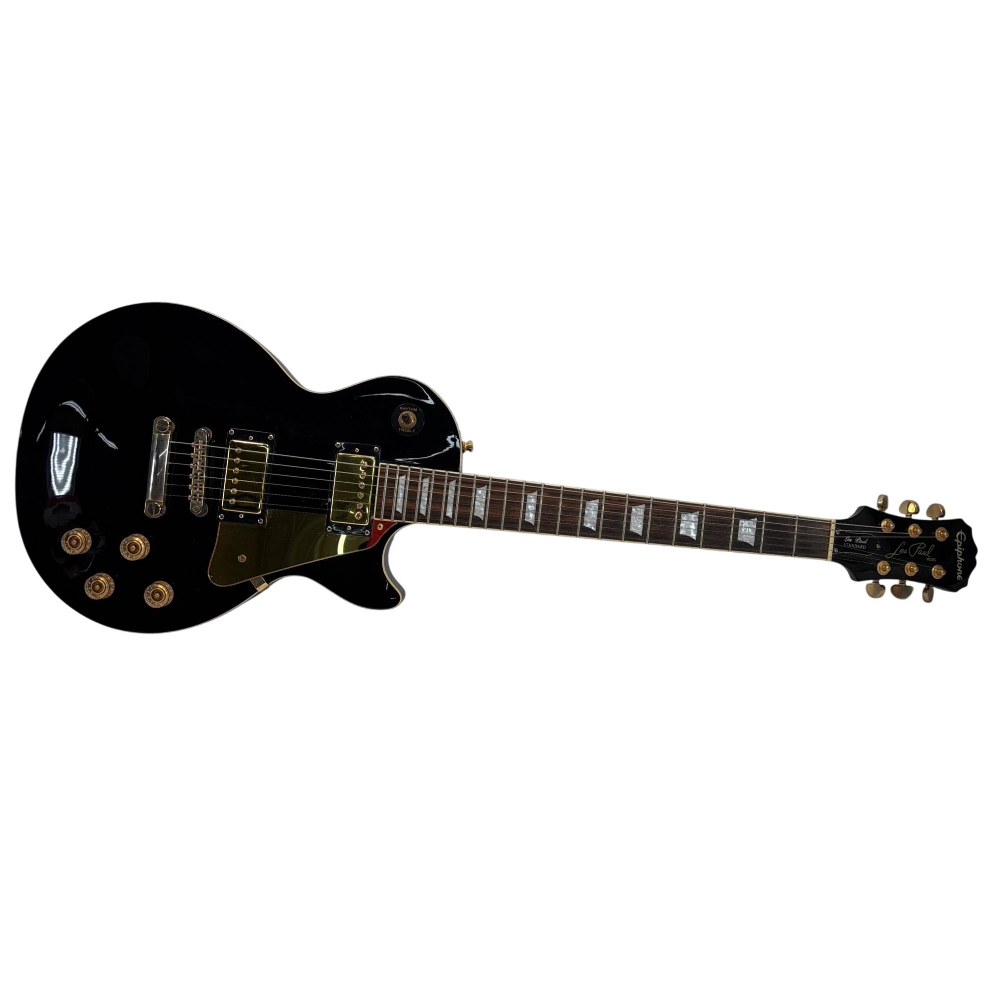 Epiphone Les Paul Standard Ebony Black 6-String Electric Guitar