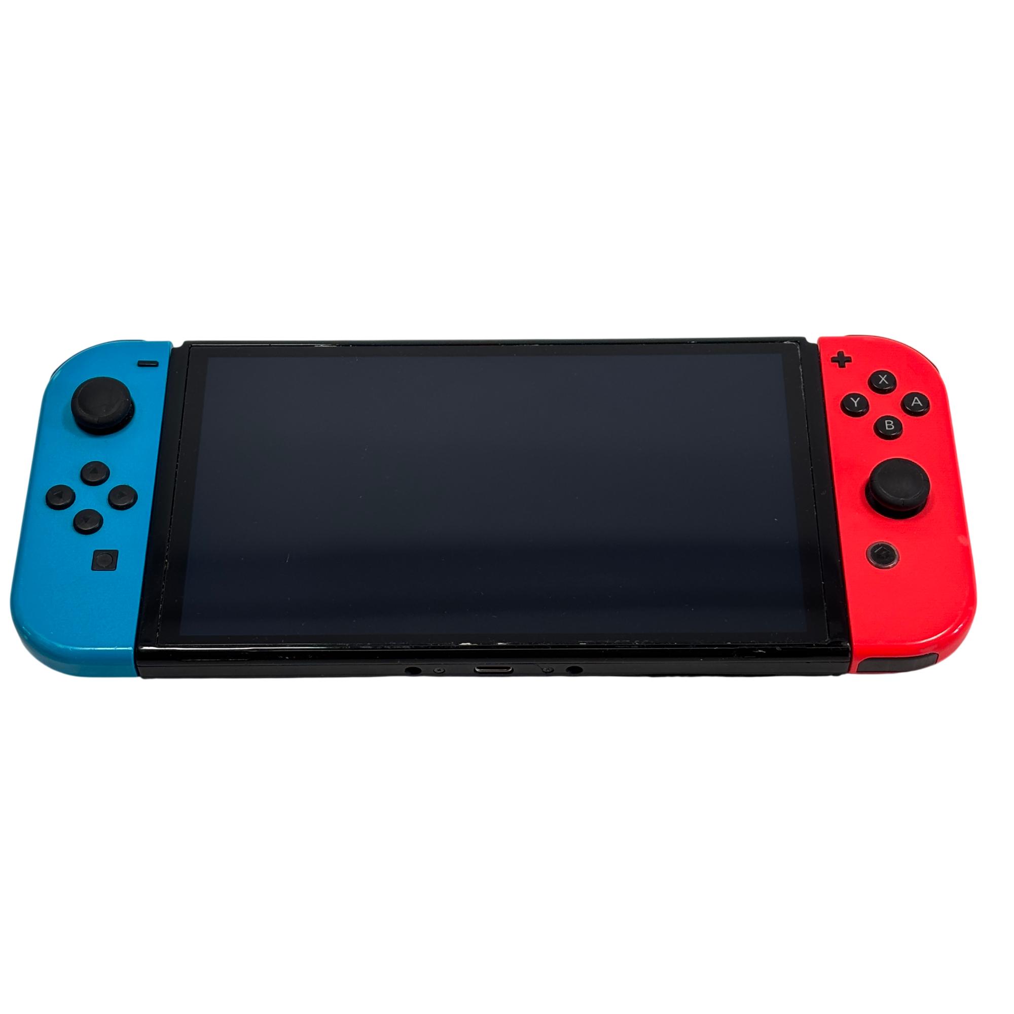 Nintendo Switch OLED Model HEG-001 64GB Neon Blue/Neon Red Game