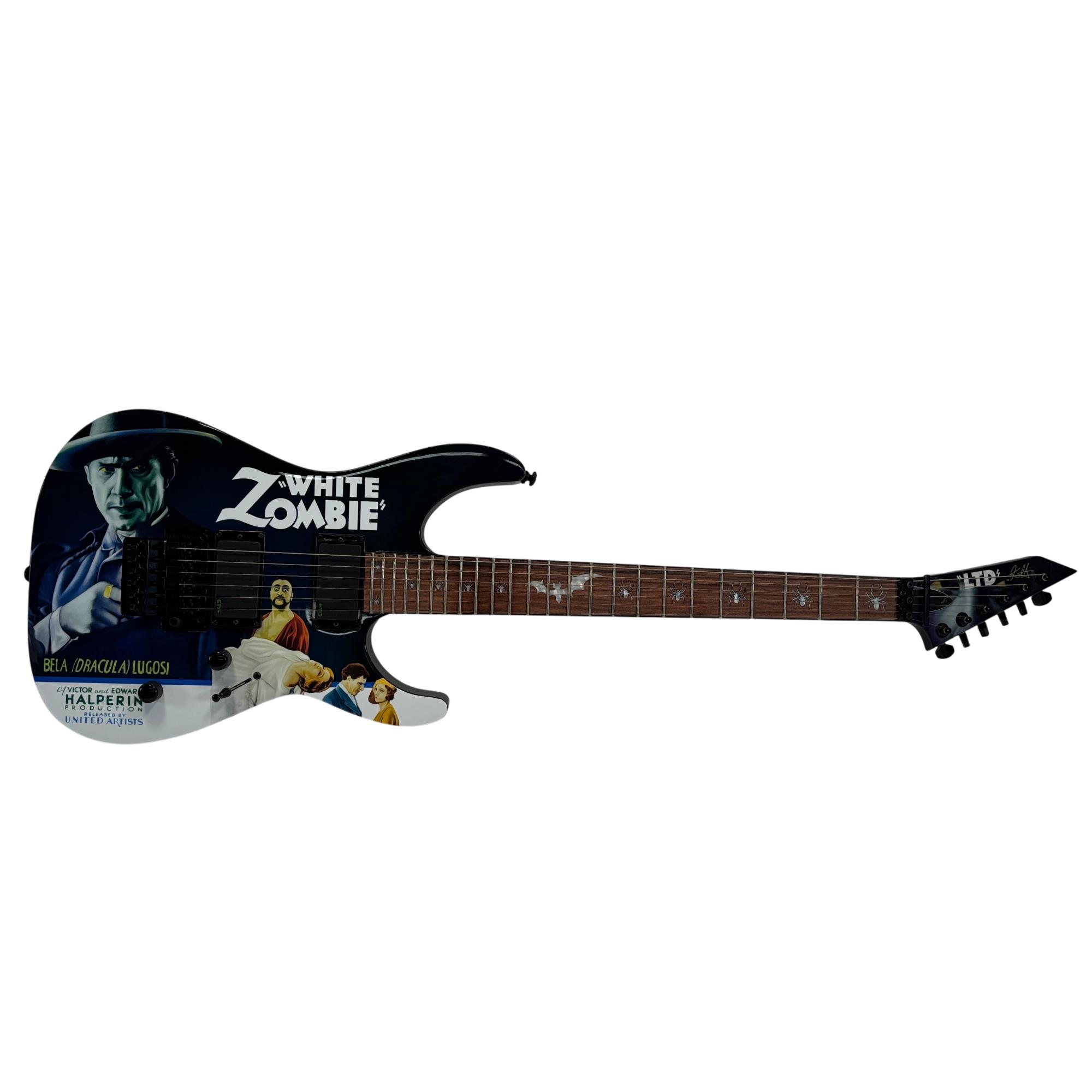 ESP LTD Kirk Hammett Signature KH-WZ White Zombie Electric Guitar