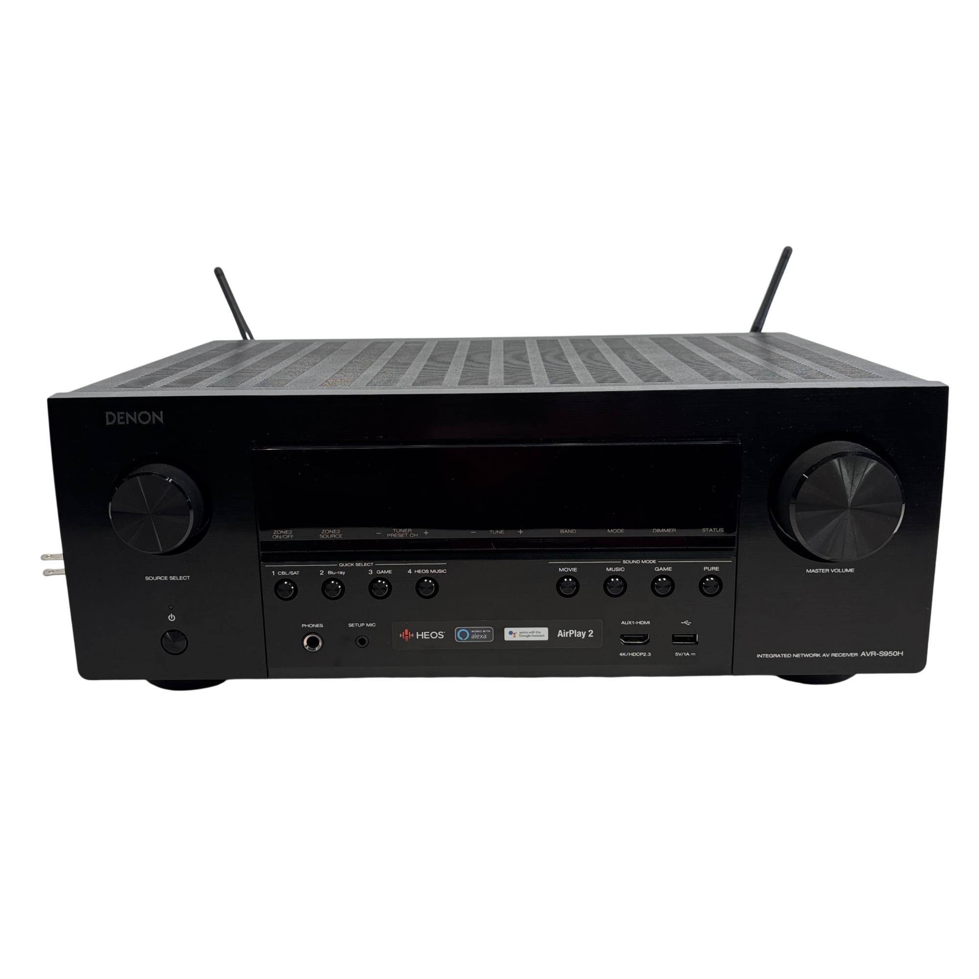 Denon AVR-S950H 7.2 Channel 4K Ultra HD Integrated Network AV Home