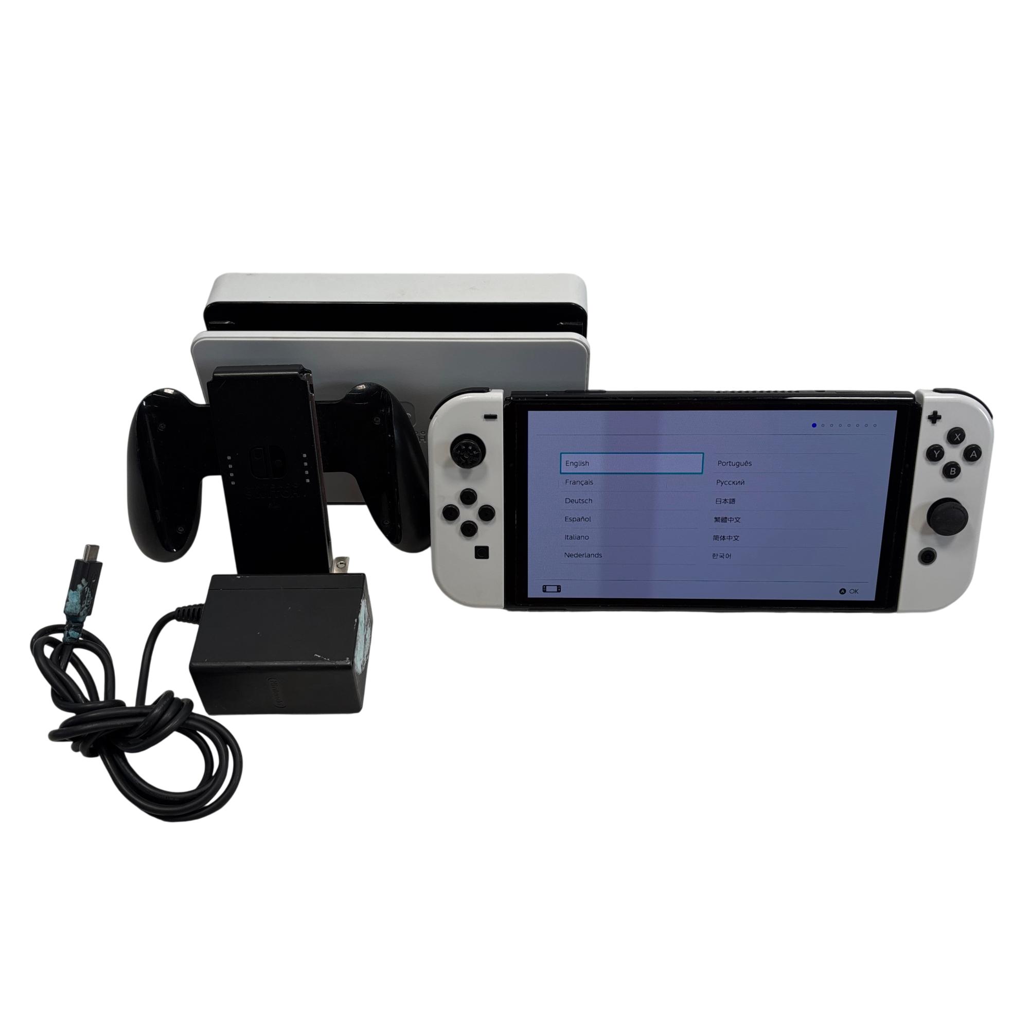 Nintendo Switch OLED Model HEG-001 64GB Handheld Video Game Console