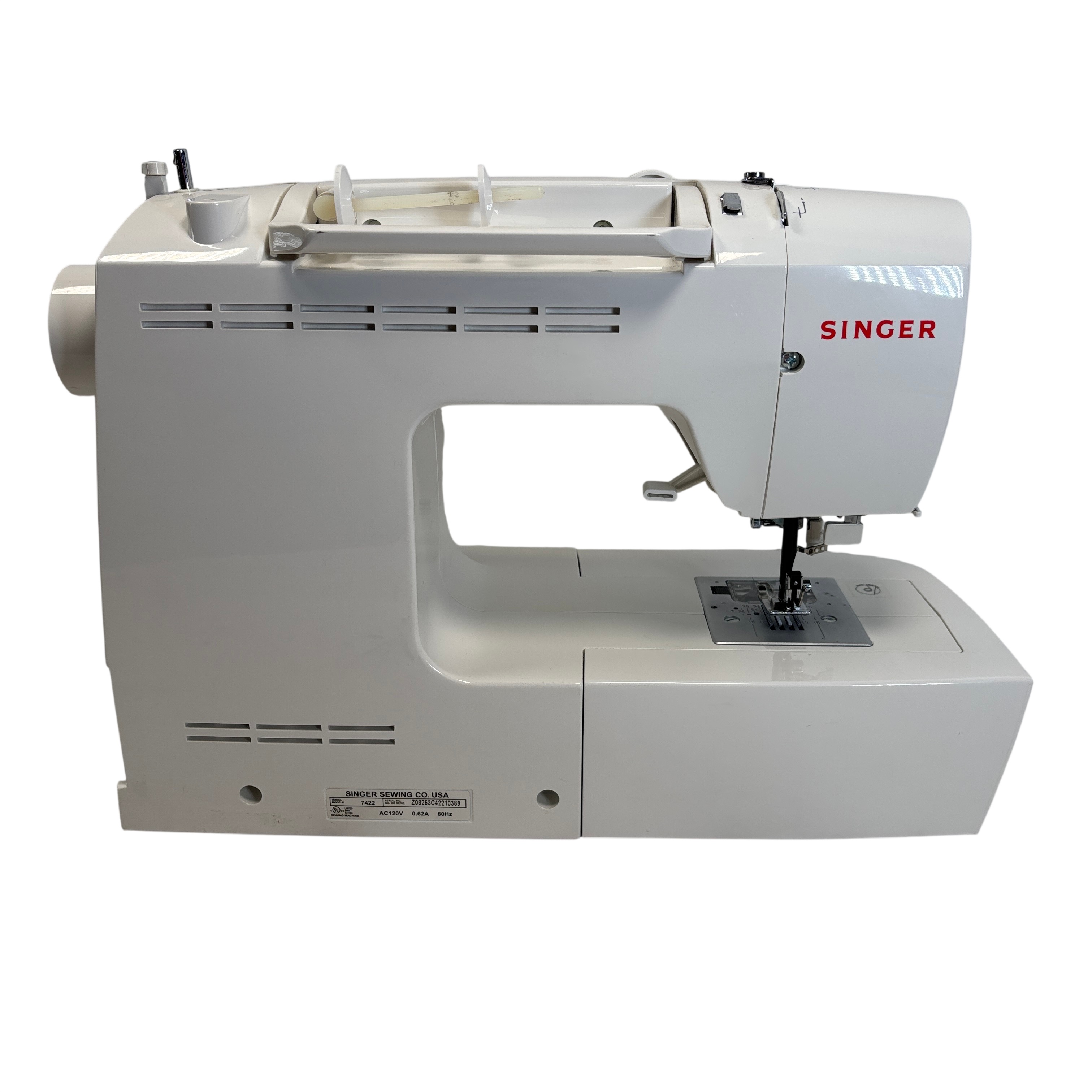 SINGER2 他 Singer Advance 7422 120V Corded Electronic 30-Stitch White Sewing