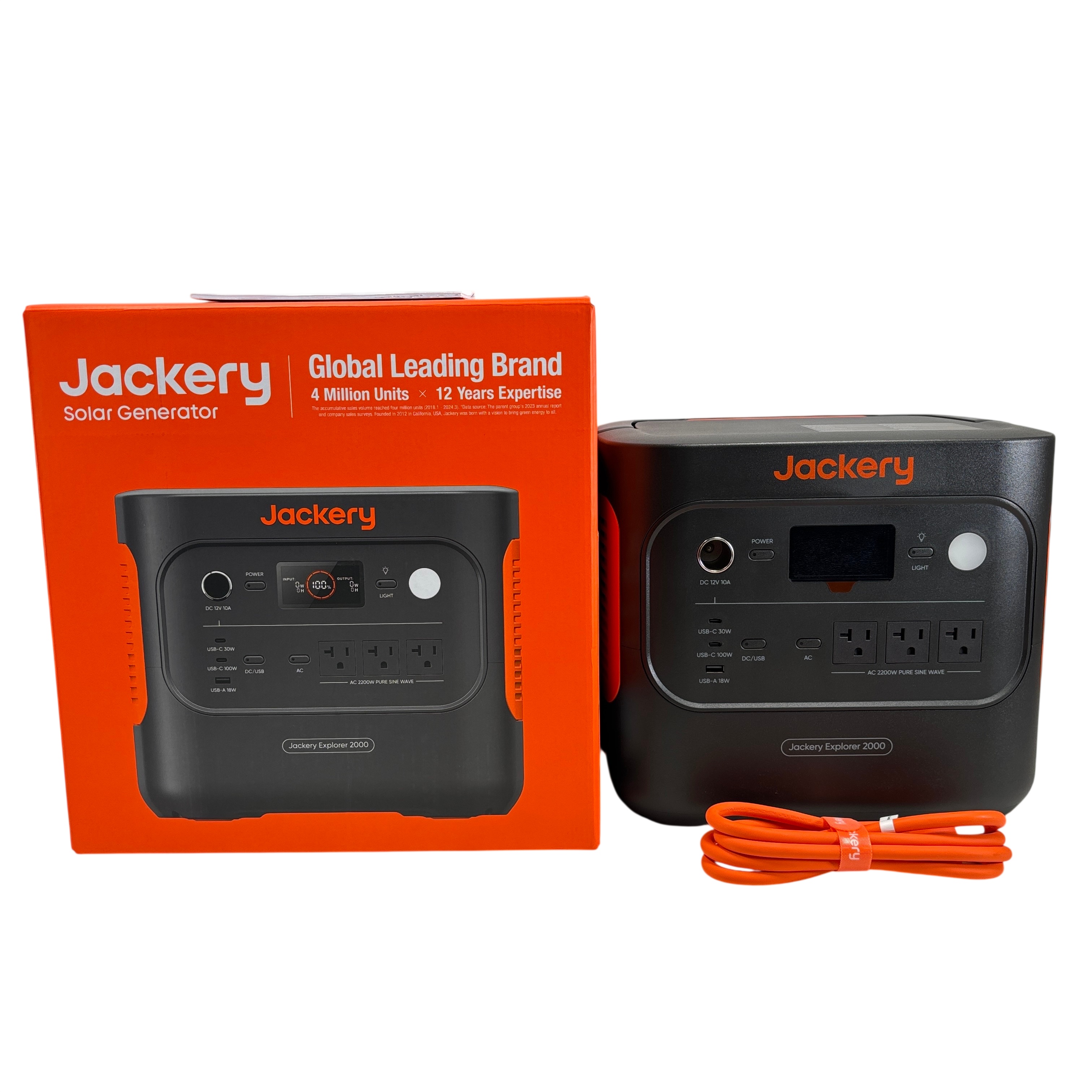 Jackery Explorer 2000 JE-2000D 2200W Portable Rechargeable Solar