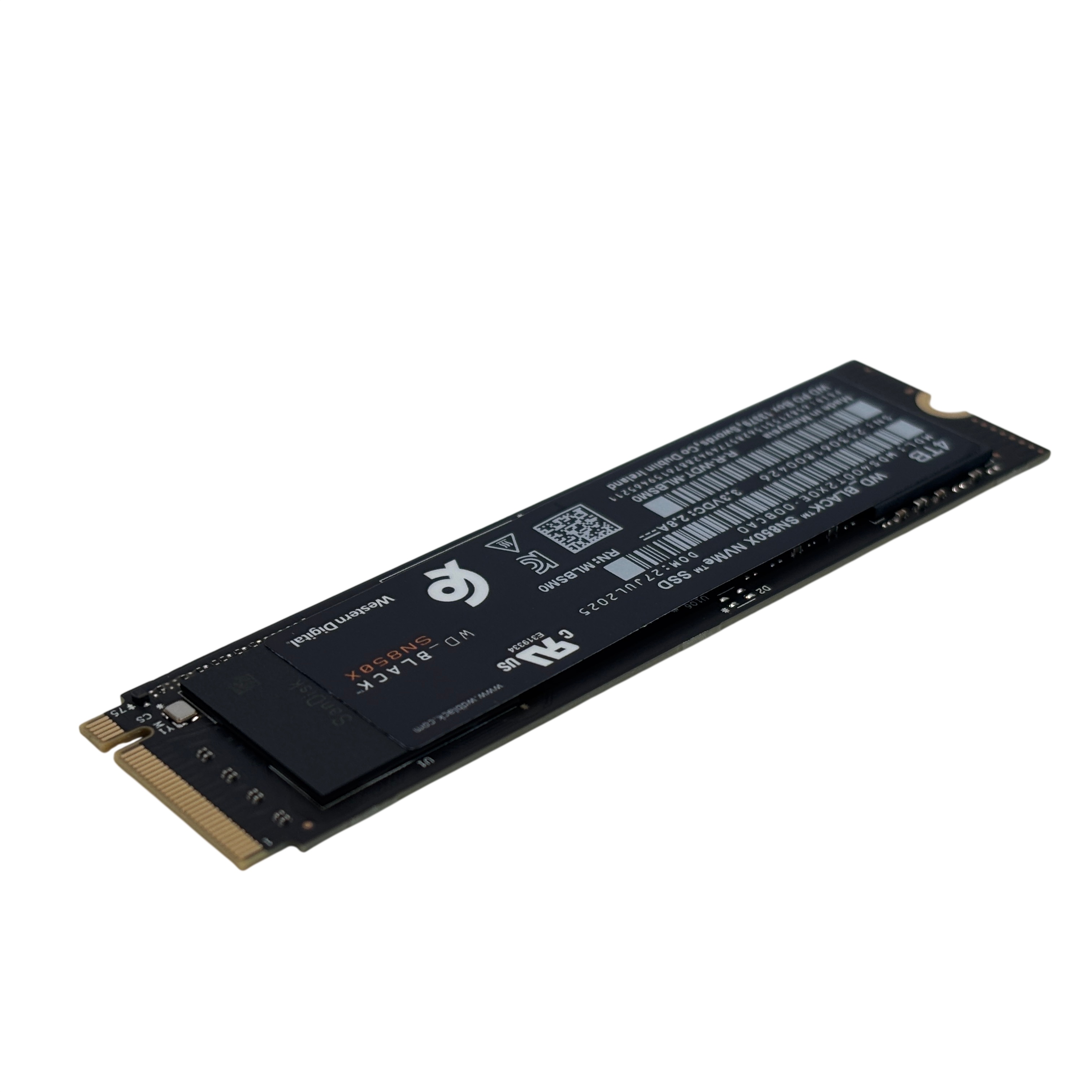 Western Digital WD_BLACK SN850X 4TB PCIe Gen4 NVMe Internal Game