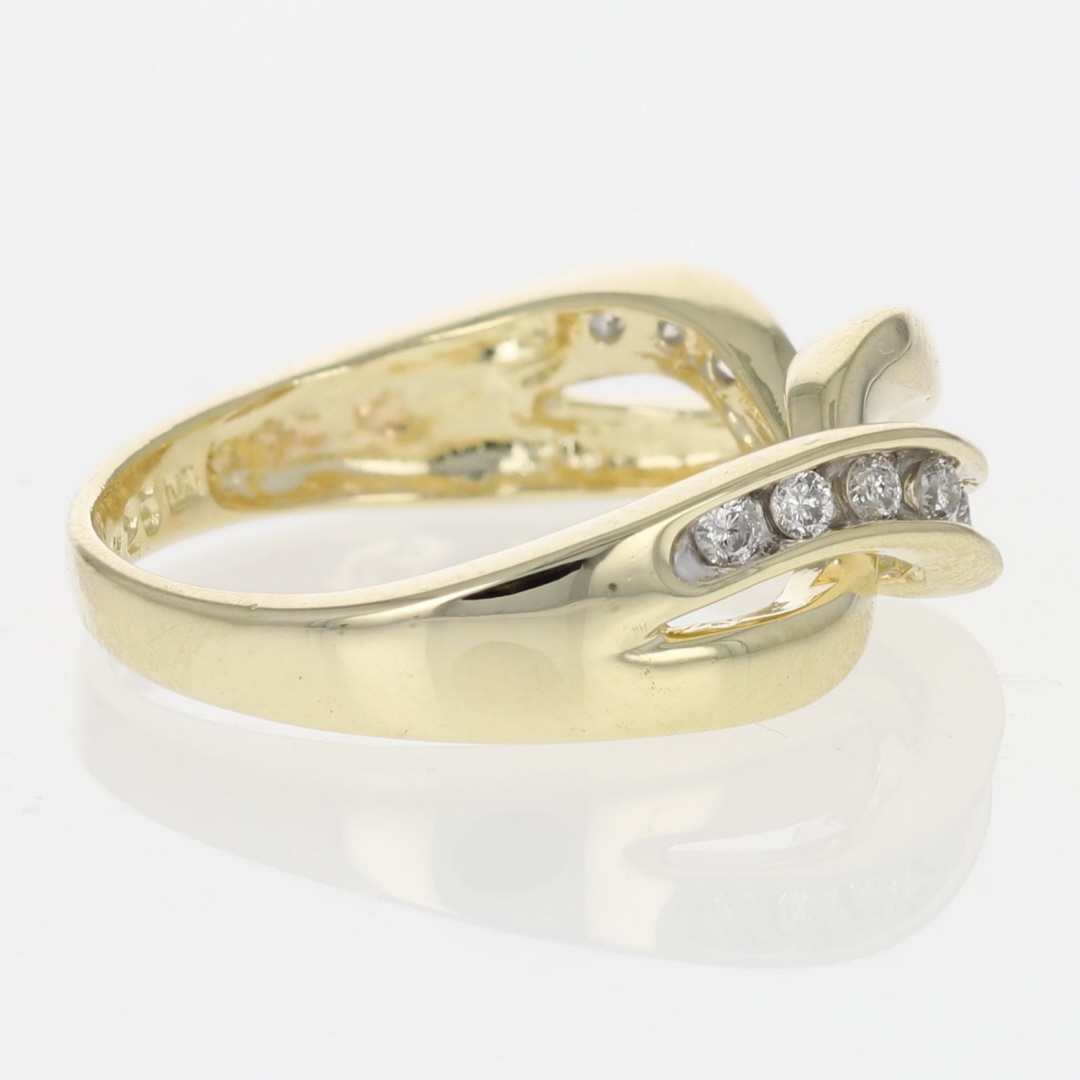 2025人気特価 Channel-Set Diamond Cut Round 25ctw Infinity 10k Ring Band コレクション
