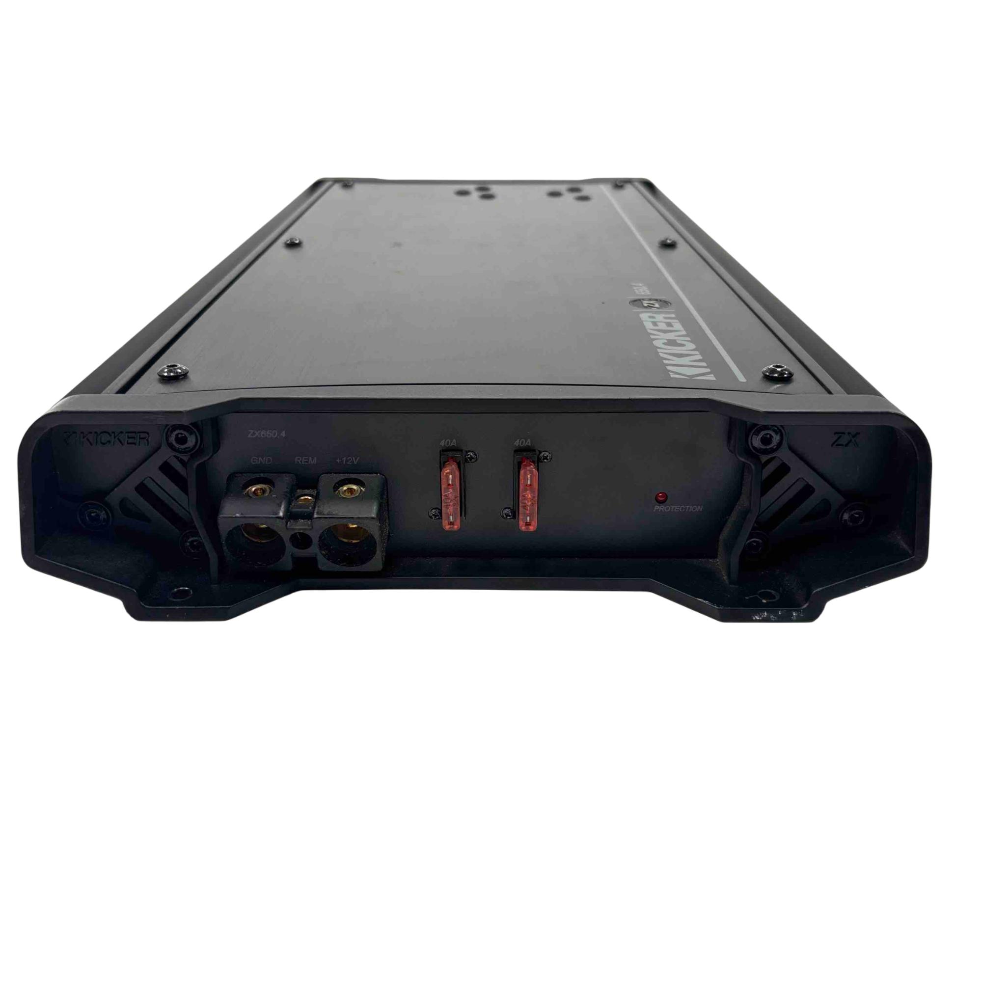 Kicker 4-Channel Car Audio Amplifier ZX650.4