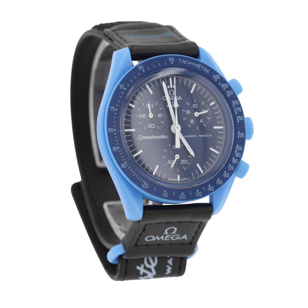 NWT Swatch Originals Bioceramic What If? Collection Blue Dial Unisex Watch Square watches in BIOCERAMIC | Swatch® main image 2