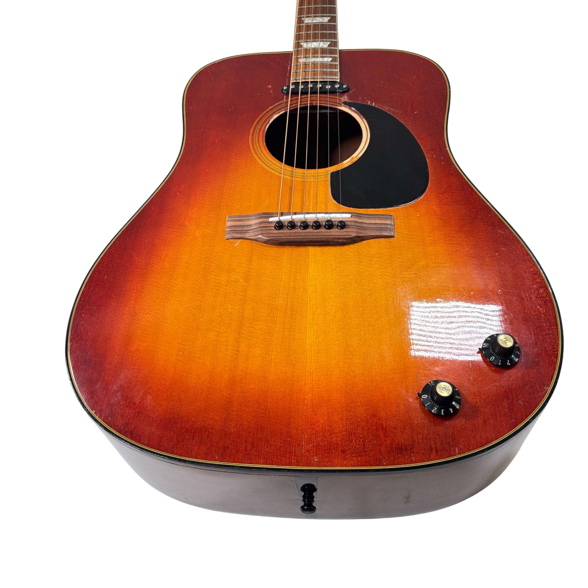 Gibson J-160E Custom 6-String Right-handed Sunburst Acoustic Guitar
