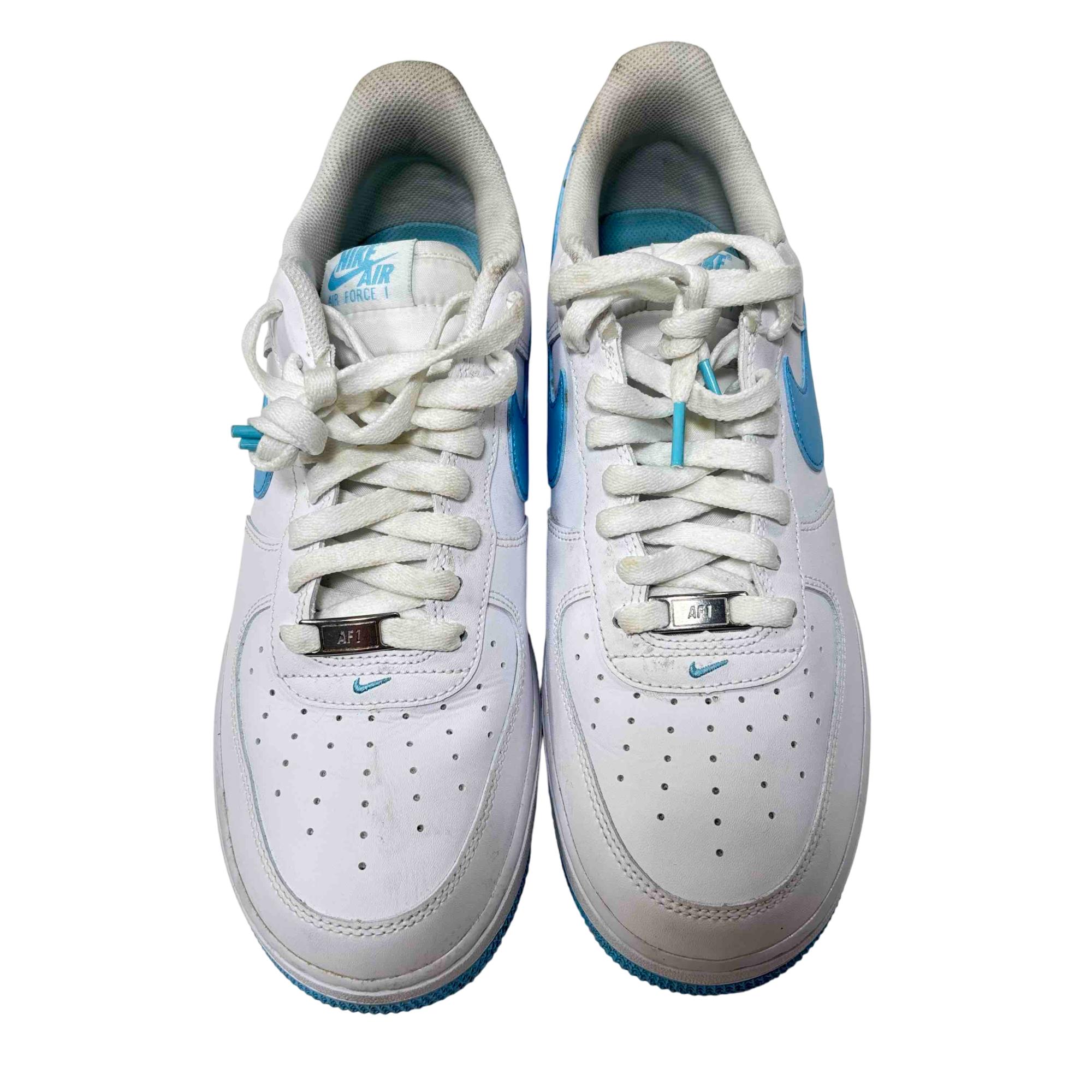 Nike Air Force 1 07 White/Aquarius Blue (FQ4296-100)