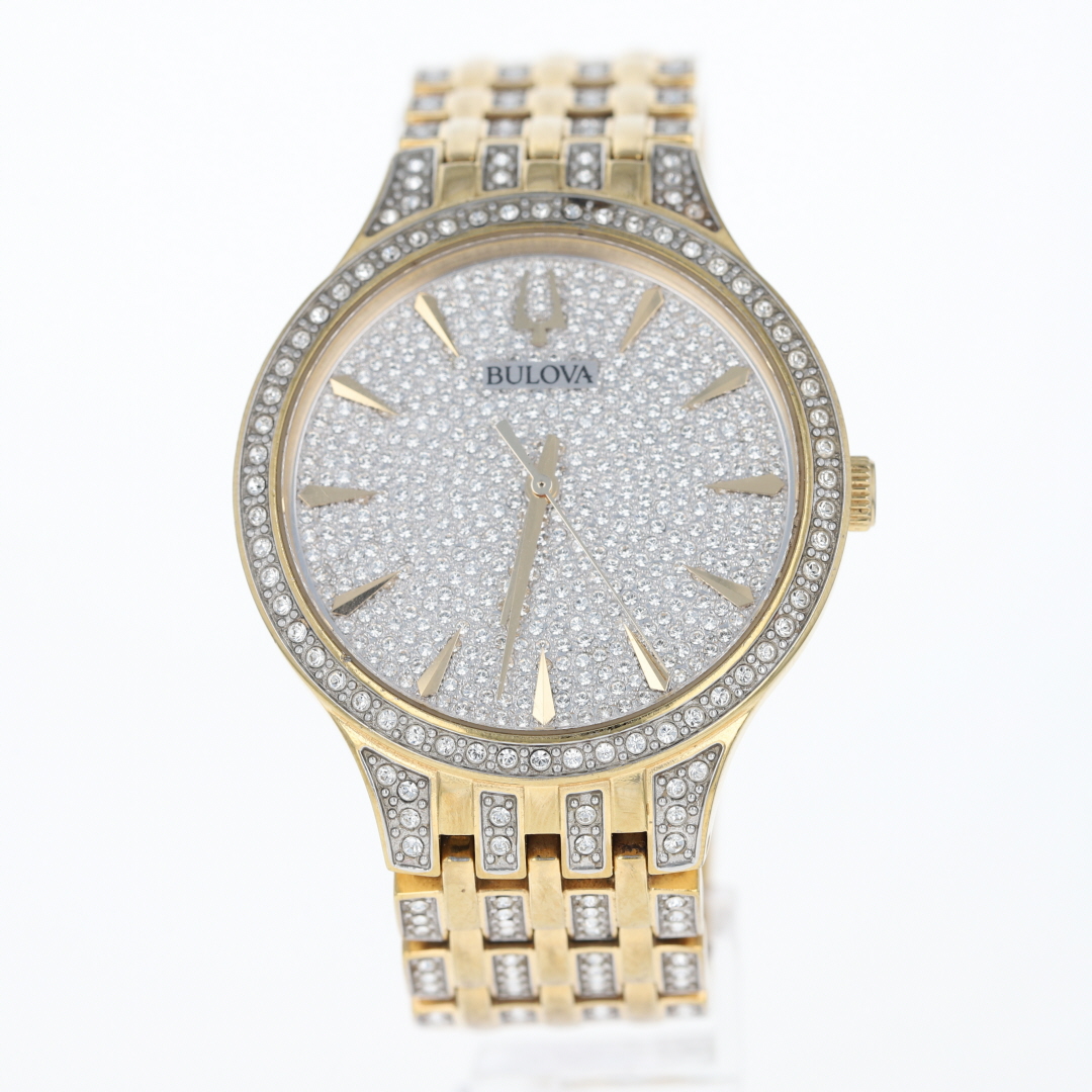 Bulova Phantom Crystal Pavé Silver Dial Quartz Stainless  display picture 1