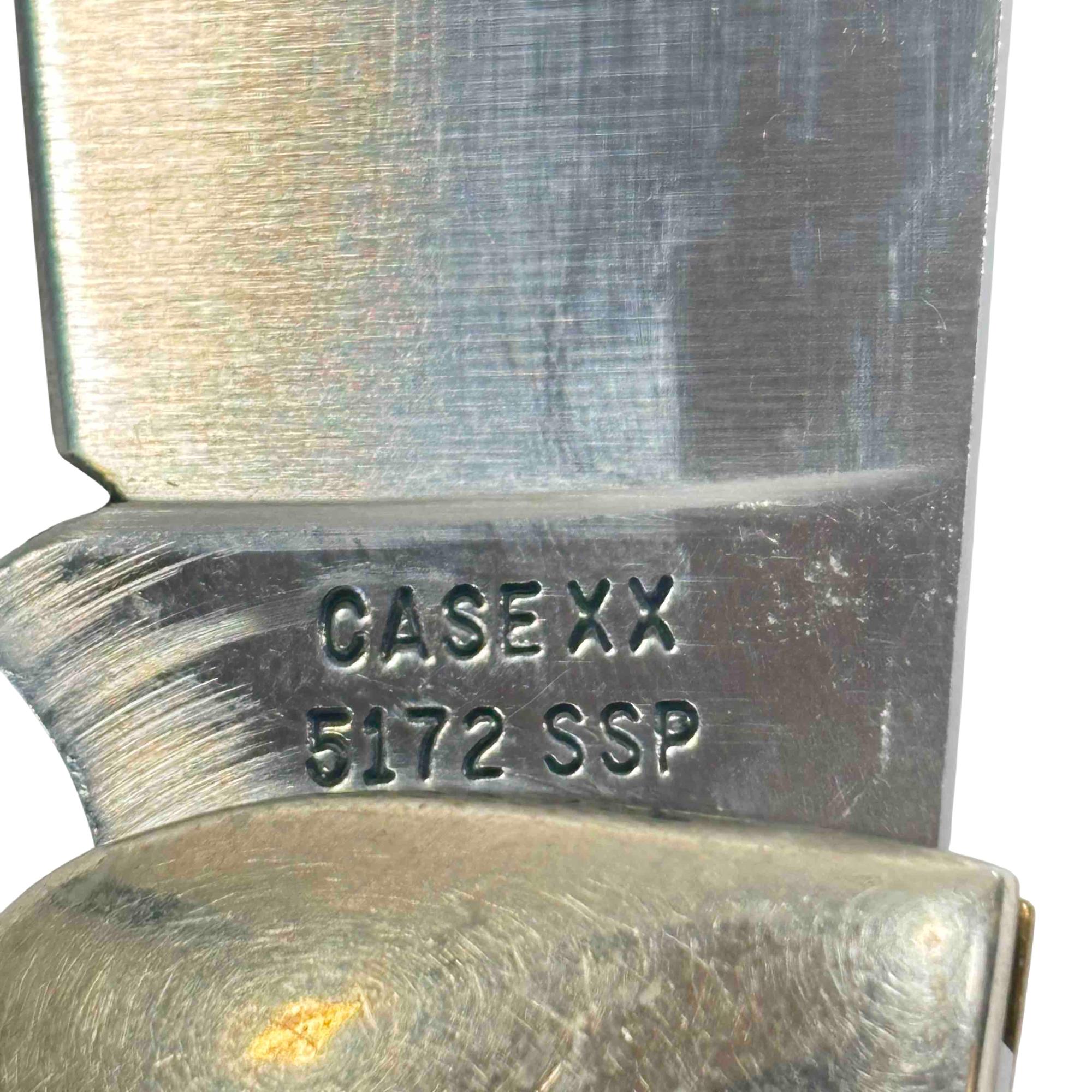 Case XX 5172 SSP Razor Edge Folding Pocket Knife (Vintage Stag Handle)