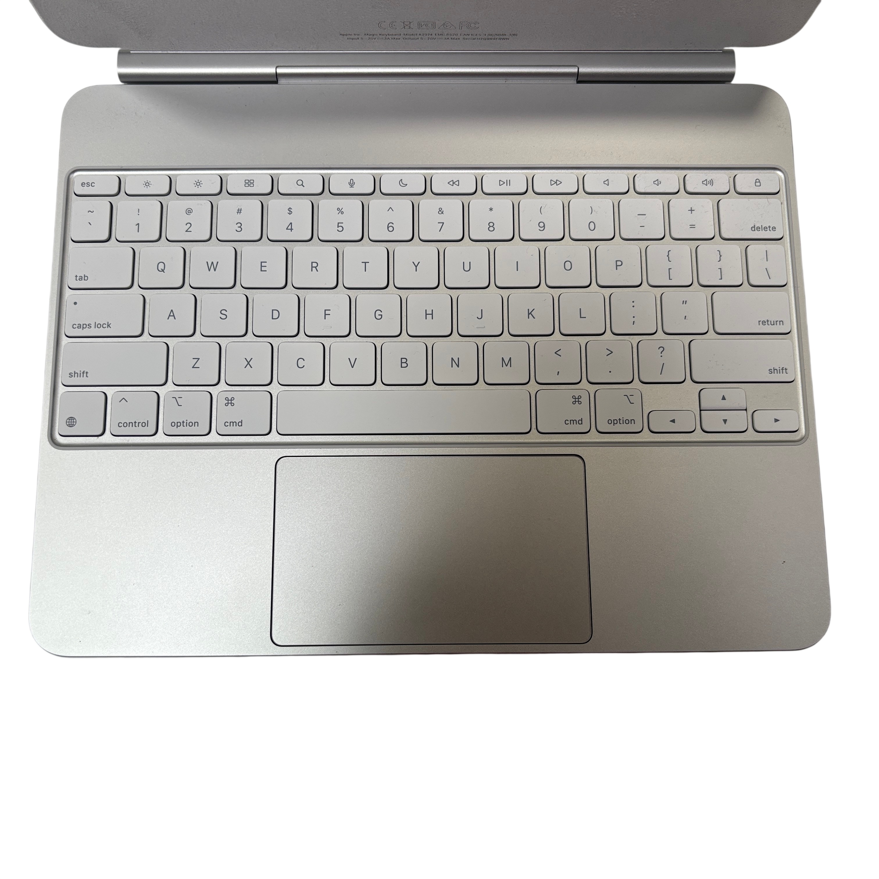 Apple A2974 Magic iPad Pro M4/M5 13-inch Keyboard Folio Case - White