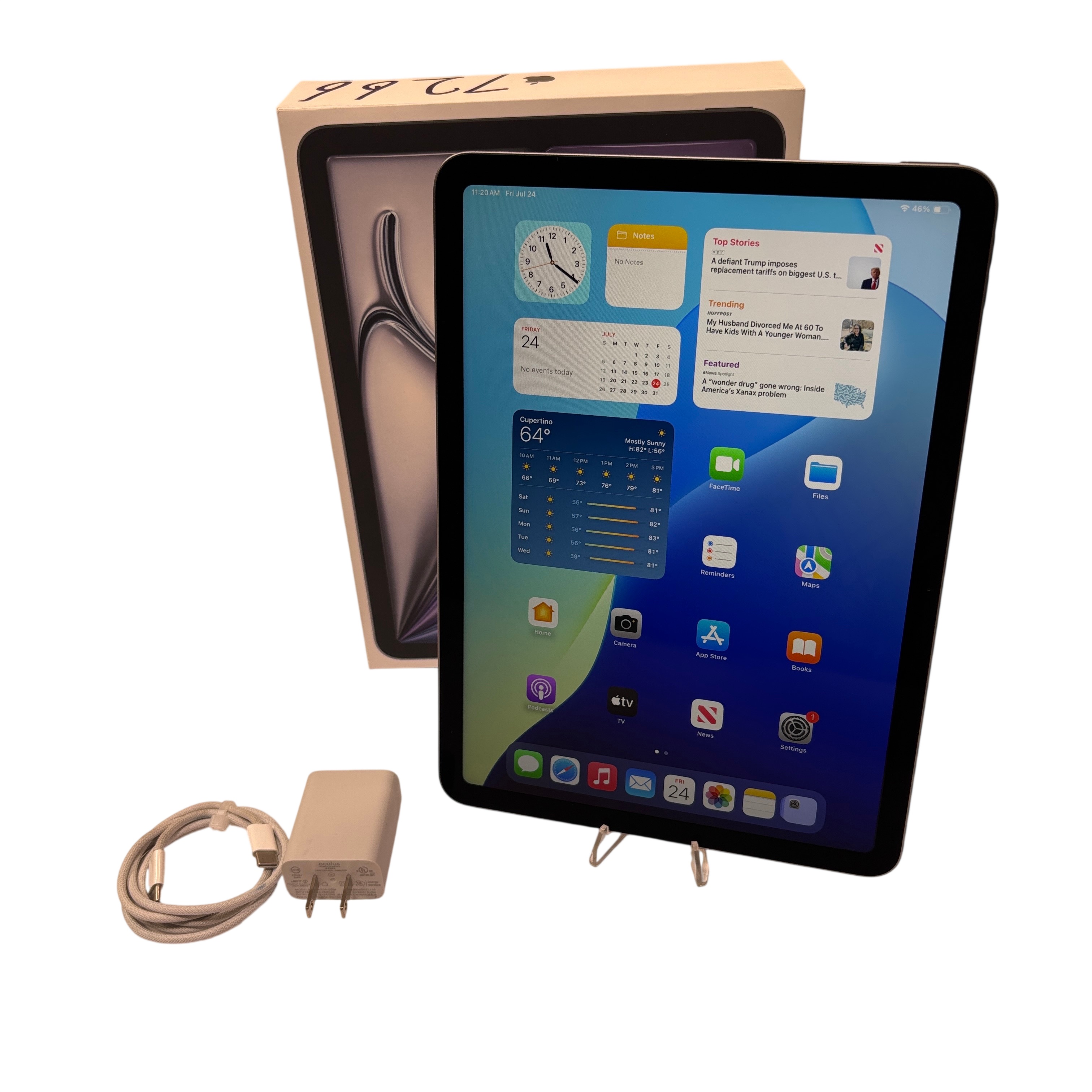 Apple iPad Air MC9W4LL/A 11-Inch 128GB Wi-Fi Only M3 Chip Space
