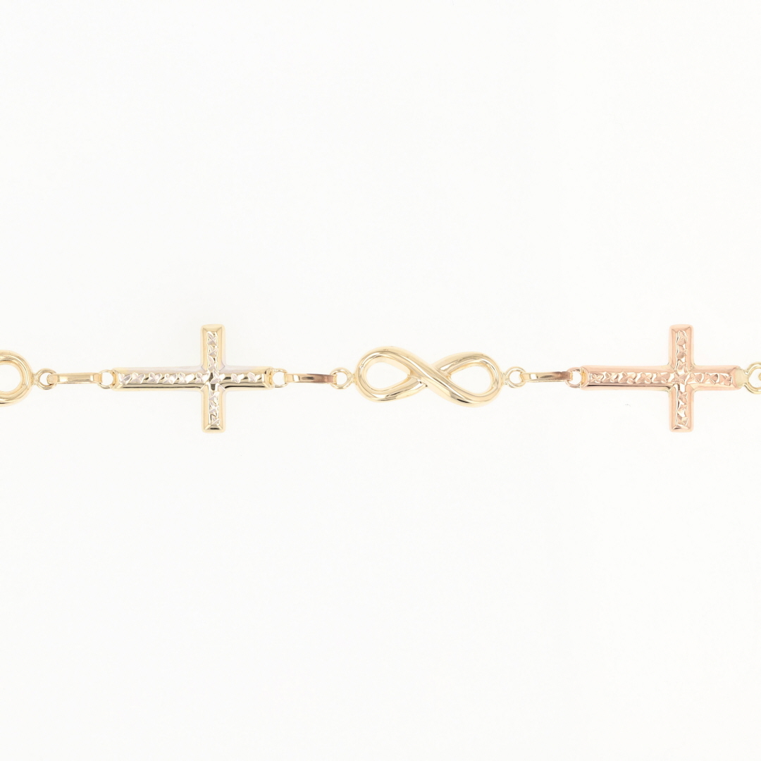 10.6mm Religious Cross & Infinity 7.5