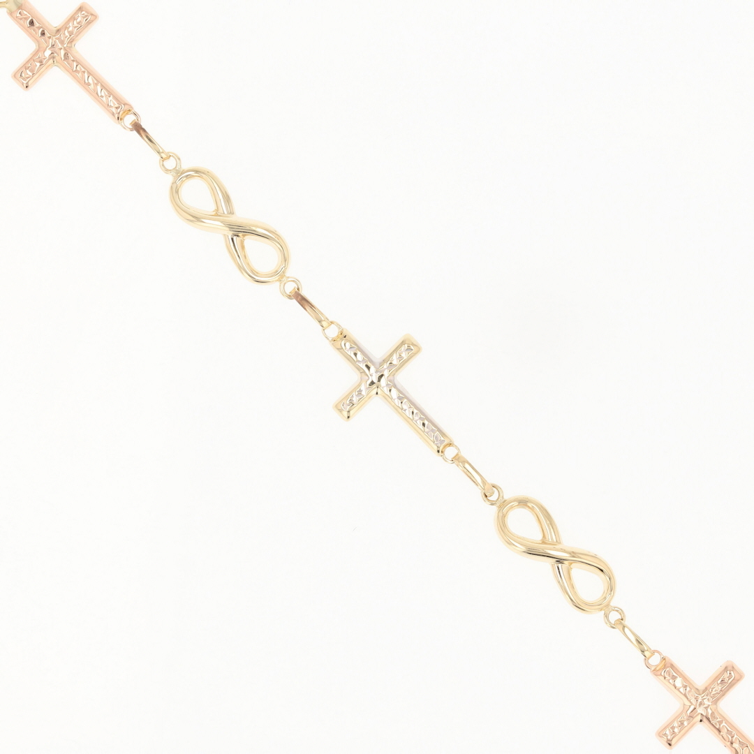 10.6mm Religious Cross & Infinity 7.5