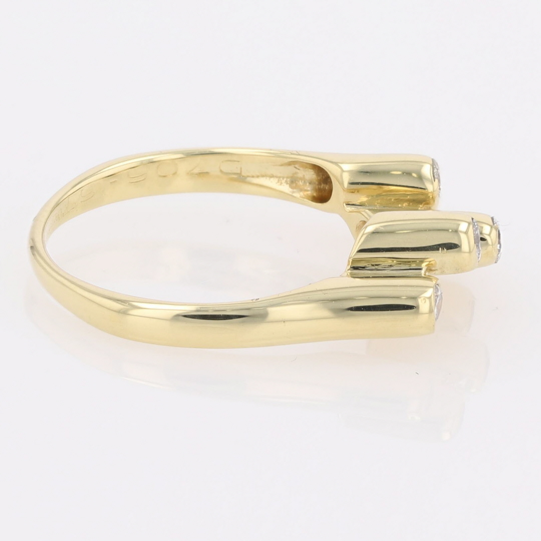 22ctw Round Cut Diamond Bezel Set Statement Band Ring 18k