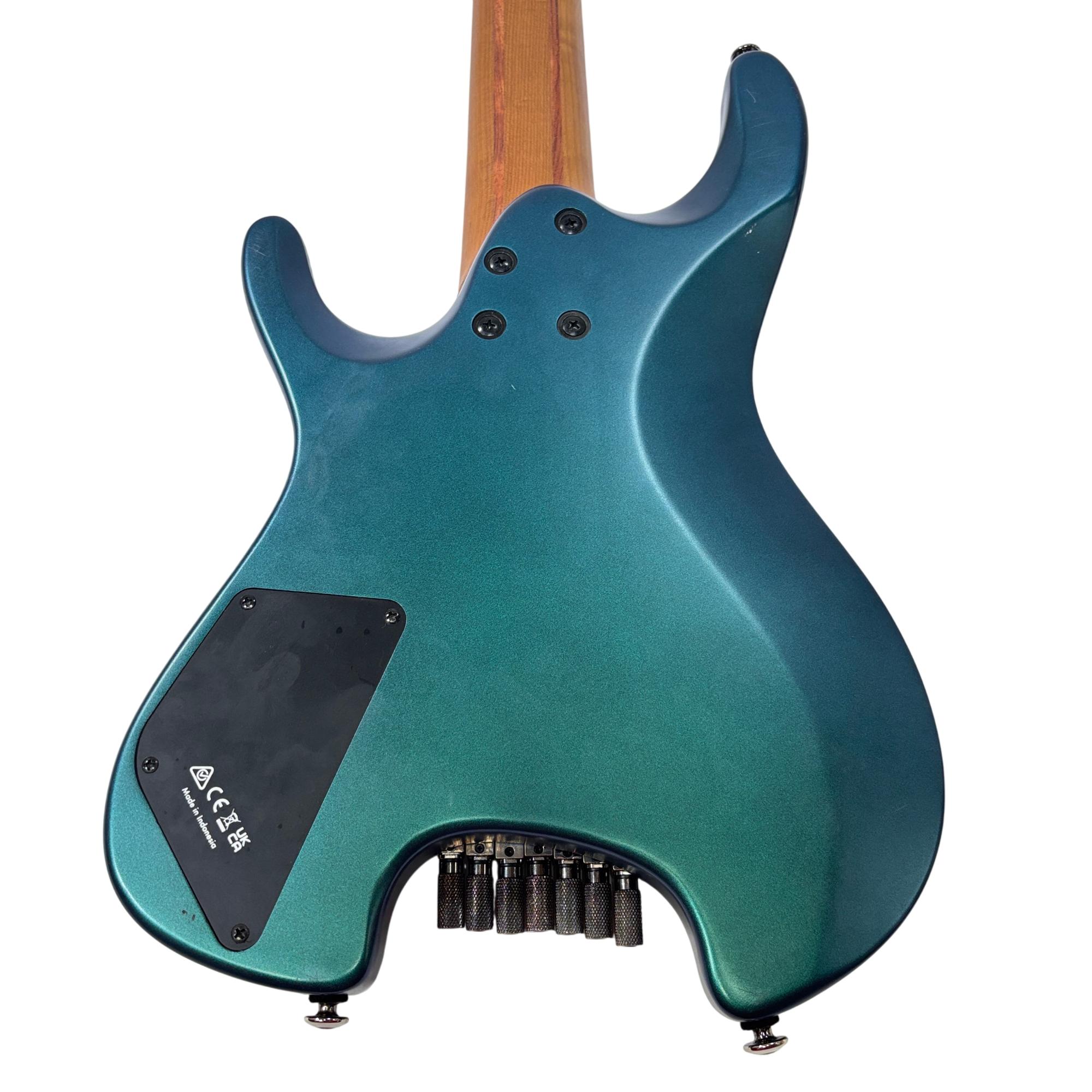 Ibanez Q547 7-String Right-Handed Electric Guitar - Blue Chameleon