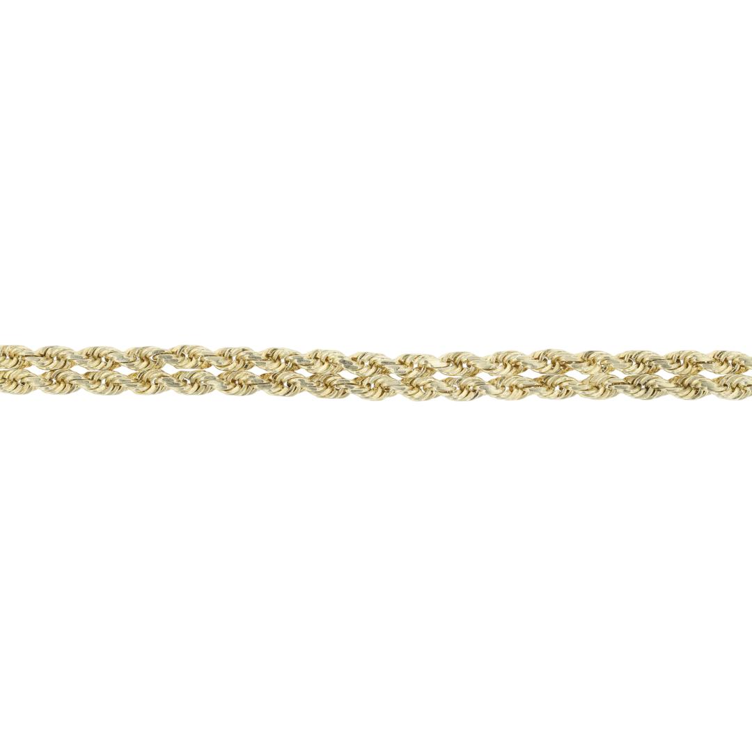 3.7mm Double Rope Link Chain 7.5