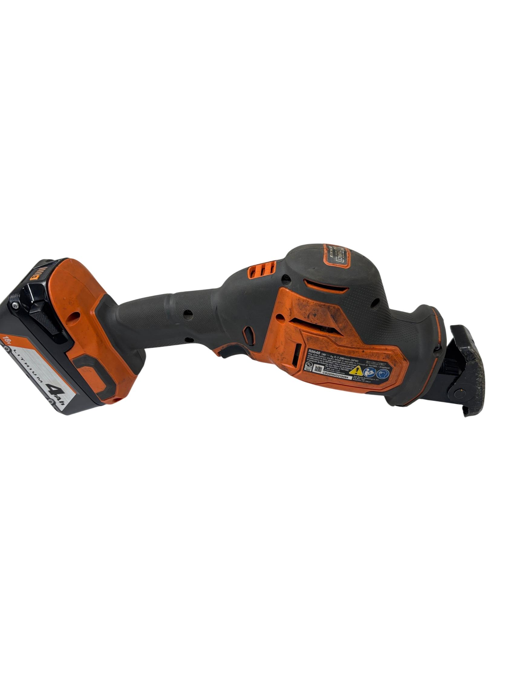 RIDGID R8648 18-Volt SubCompact Brushless Cordless One-Handed ...