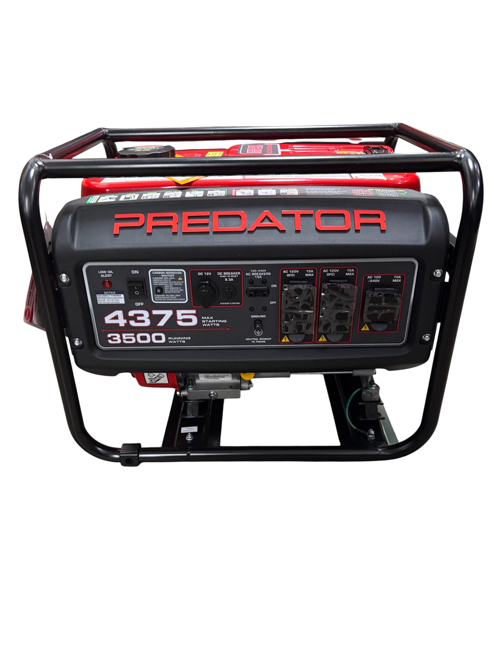 Predator 4375 Watt 212cc Gas-Powered Portable Generator - 59207