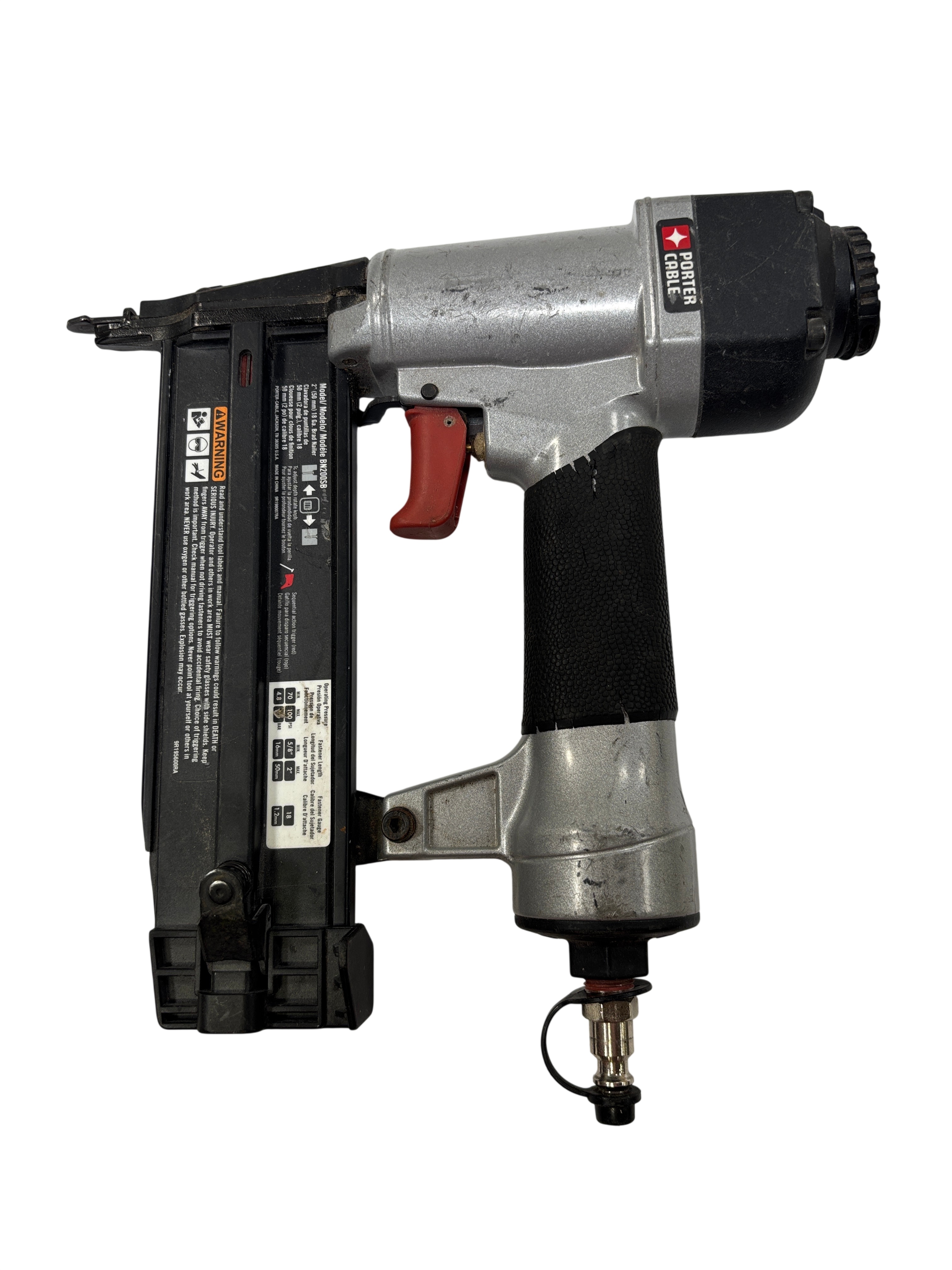 Porter Cable BN200SB Pneumatic 2" 18GA Brad Nailer