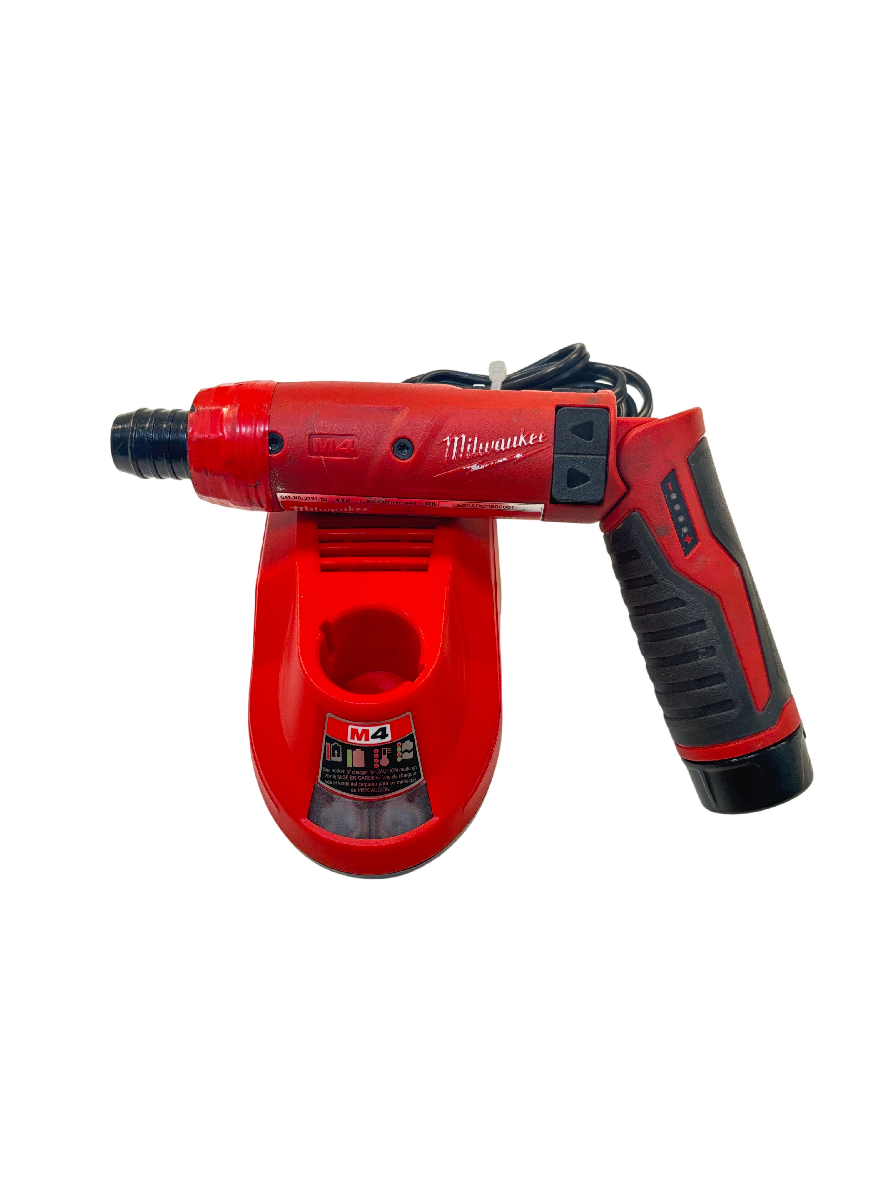 JOKERD IOWA(アイオワ) Milwaukee 2101-20 M4 4V Lithium-Ion 1/4 in. Cordless Hex Screwdriver