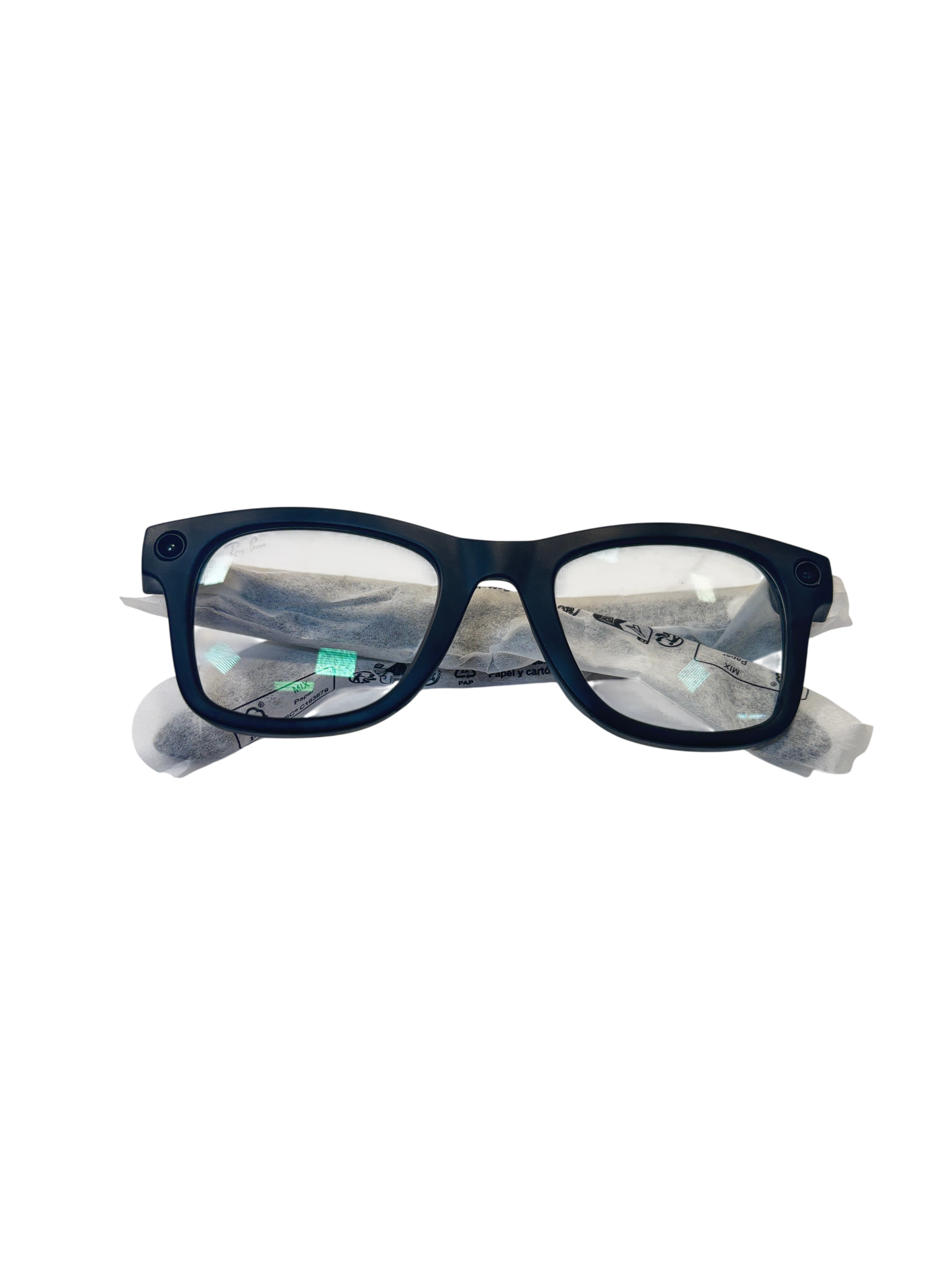 Ray-Ban Meta Wayfarer RW4006 Clear Lens 50-22-150 Unisex Smart Glasses