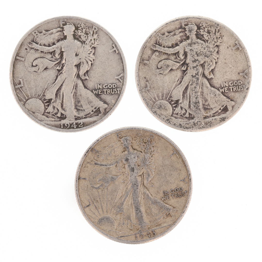 1919 - 1945 Walking Liberty Half Dollar US Coin 90% Fine Silver