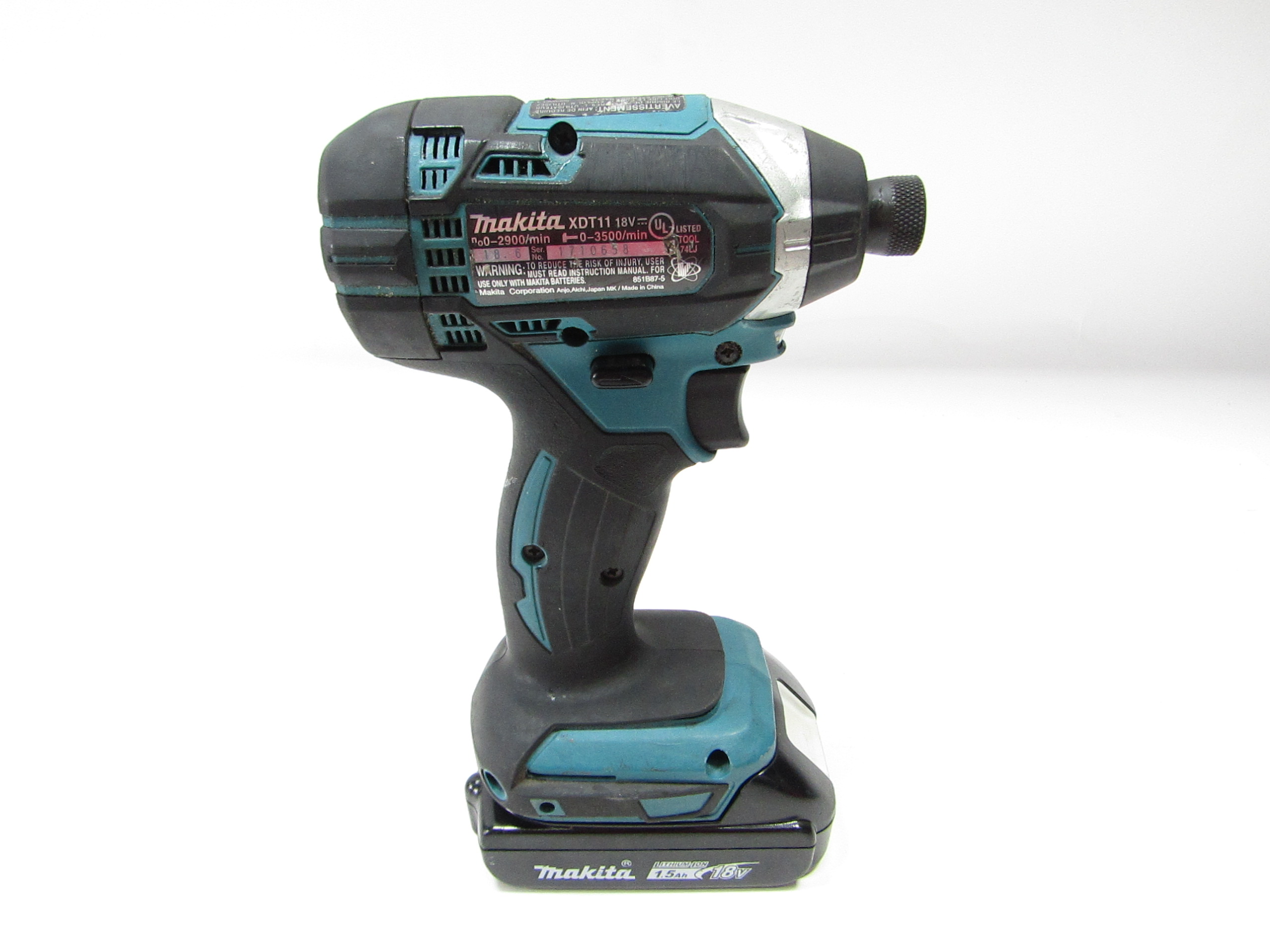 Visseuse-dévisseuse à Percussion Makita XDT11 18V LXT - Sans Batterie, Neuf (peut Avoir Défauts Mineurs)
