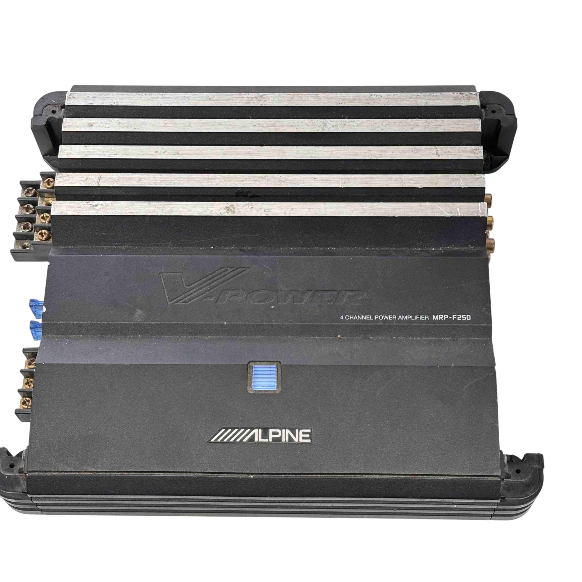 Alpine MRP-F250 Black 40-Watts RMS x 4 4-Channel Car Amplifier 6373