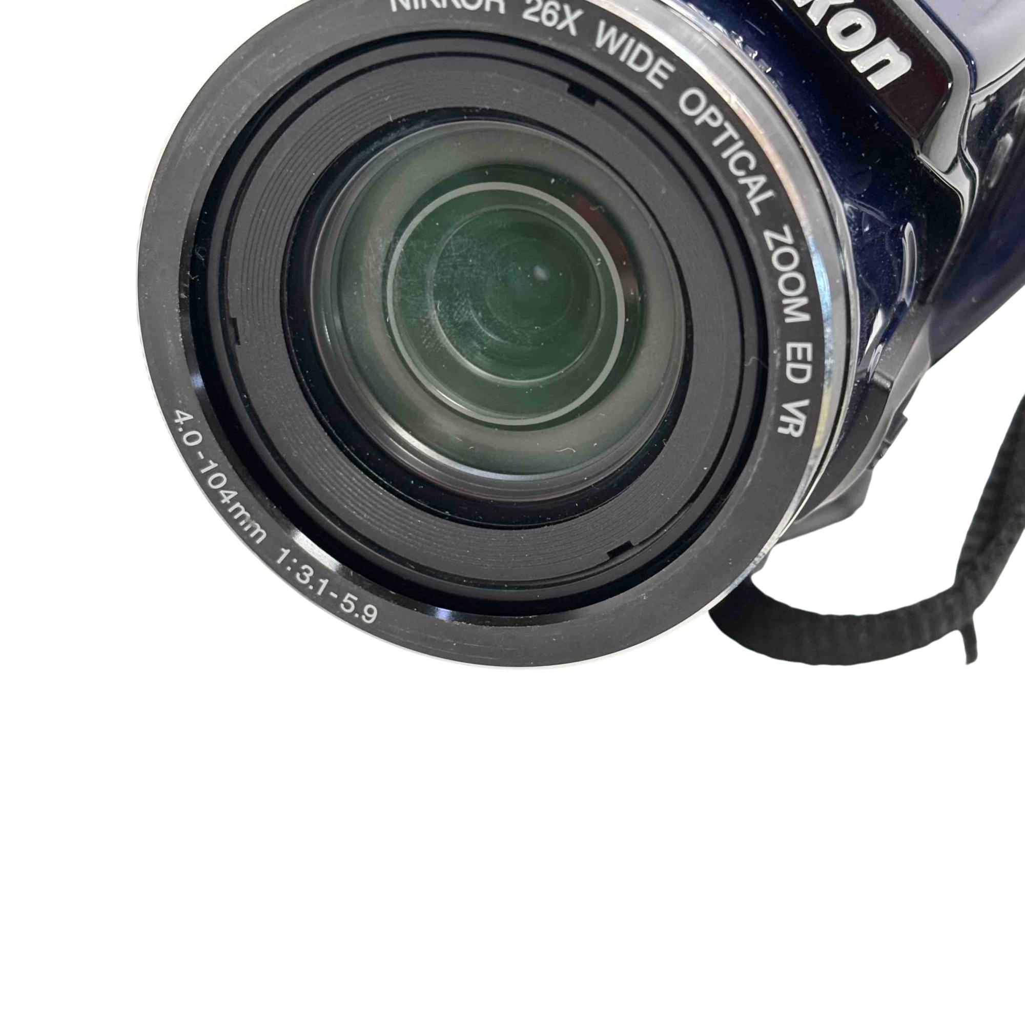 Nikon COOLPIX L810 Blue 16.1 MP 26x Zoom Digital Camera 9434 / 3 