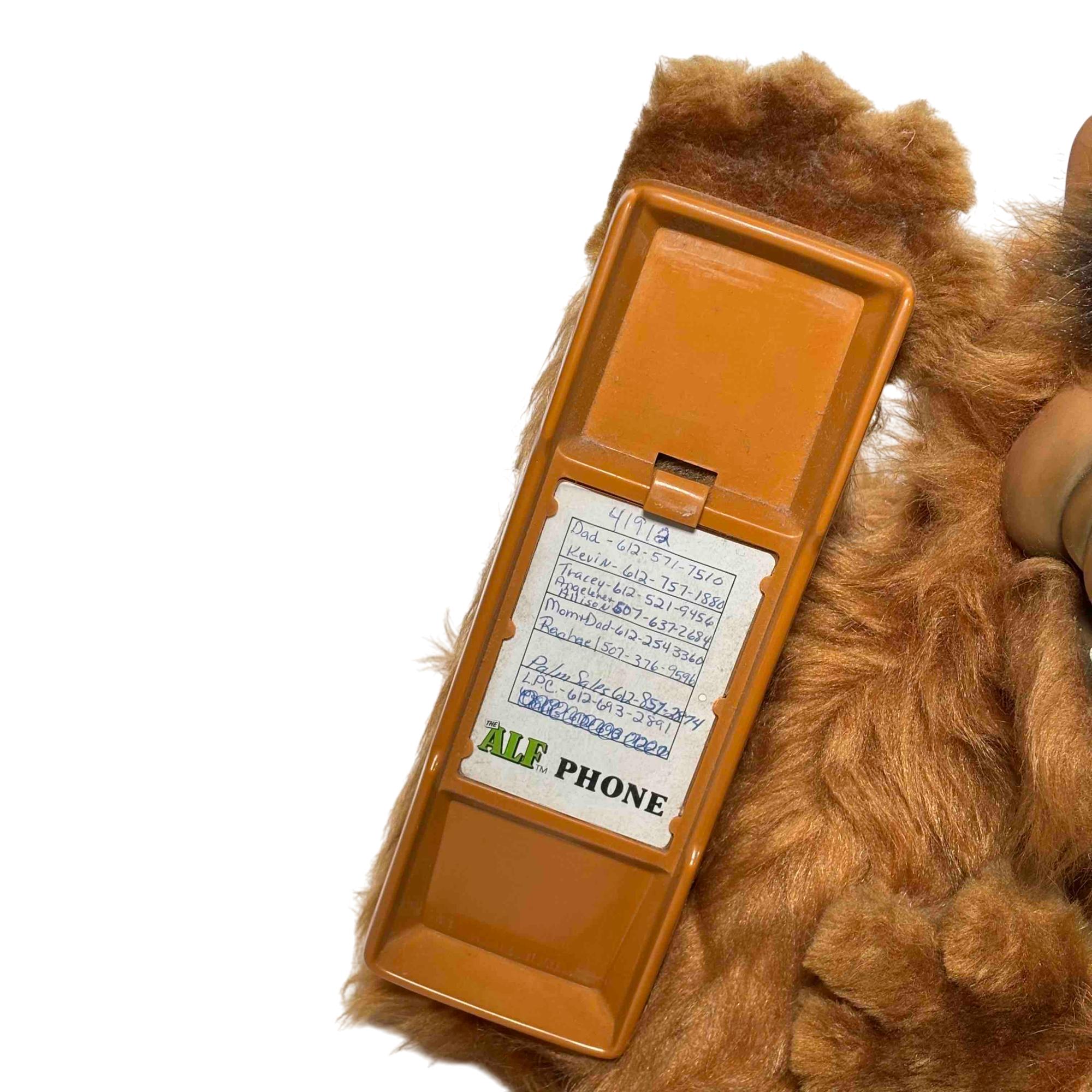Planned Technologies The Alf Phone 618S Vtg. 1980s Plush ALF Wired