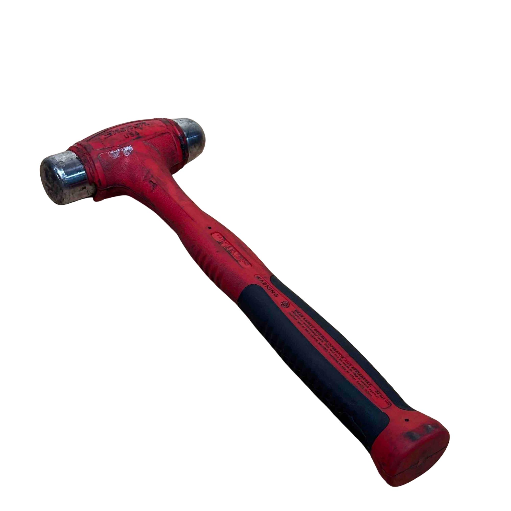 Snap-on Tools HBBD24 24 Oz. Ball Peen Soft Grip Dead Blow Hammer (Red)