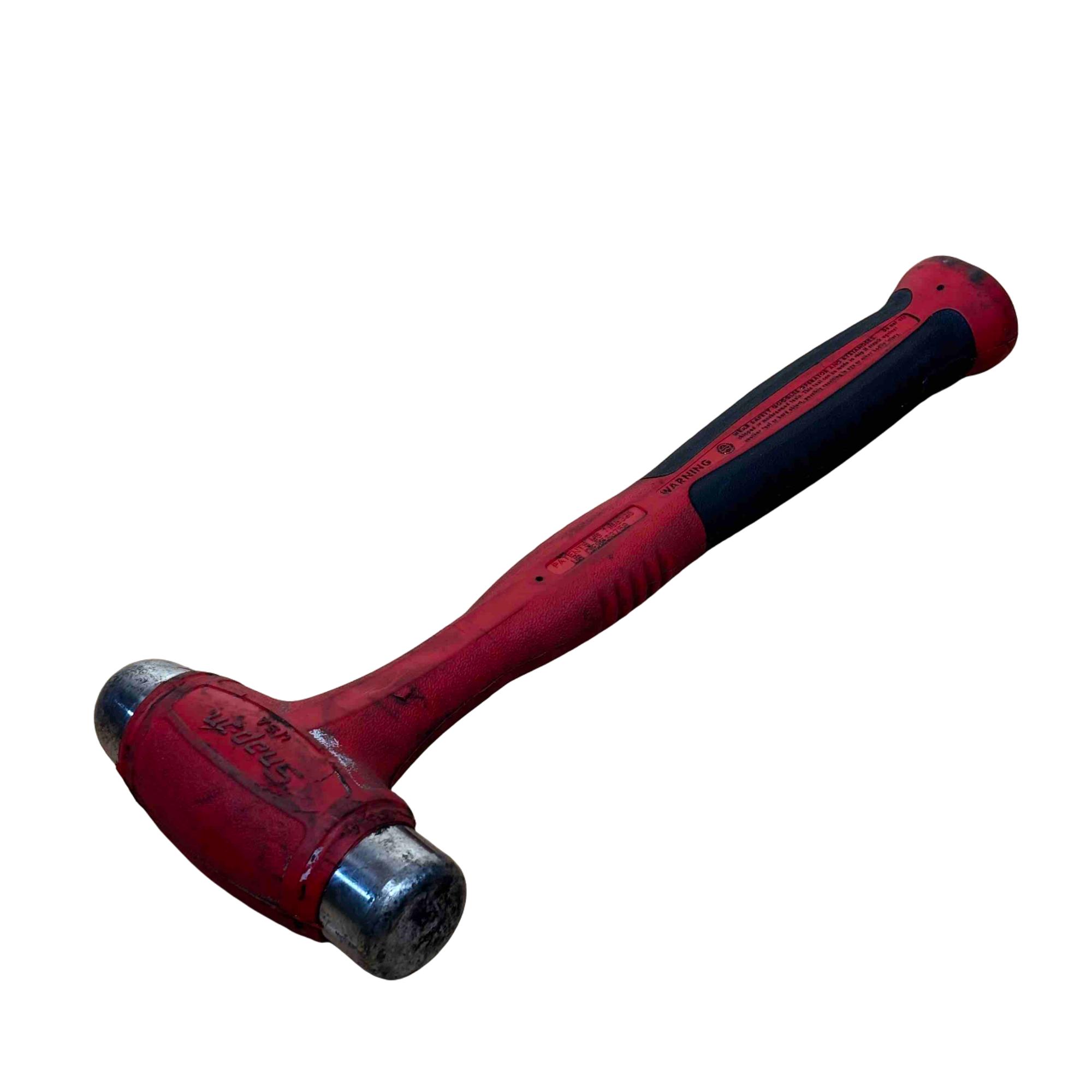 Snap-on Tools HBBD24 24 Oz. Ball Peen Soft Grip Dead Blow Hammer (Red)