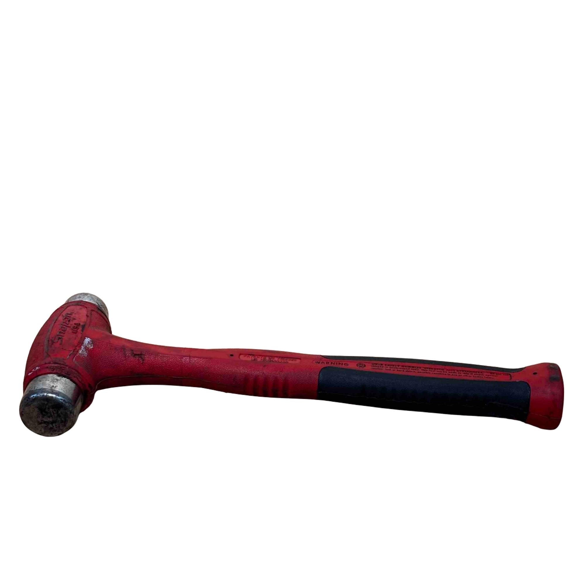 Snap-on Tools HBBD24 24 Oz. Ball Peen Soft Grip Dead Blow Hammer (Red)
