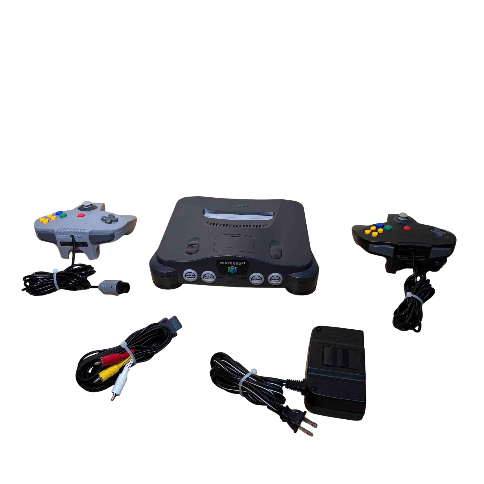 Nintendo 64 Control Deck NUS-001(USA) Gray Home Video Gaming
