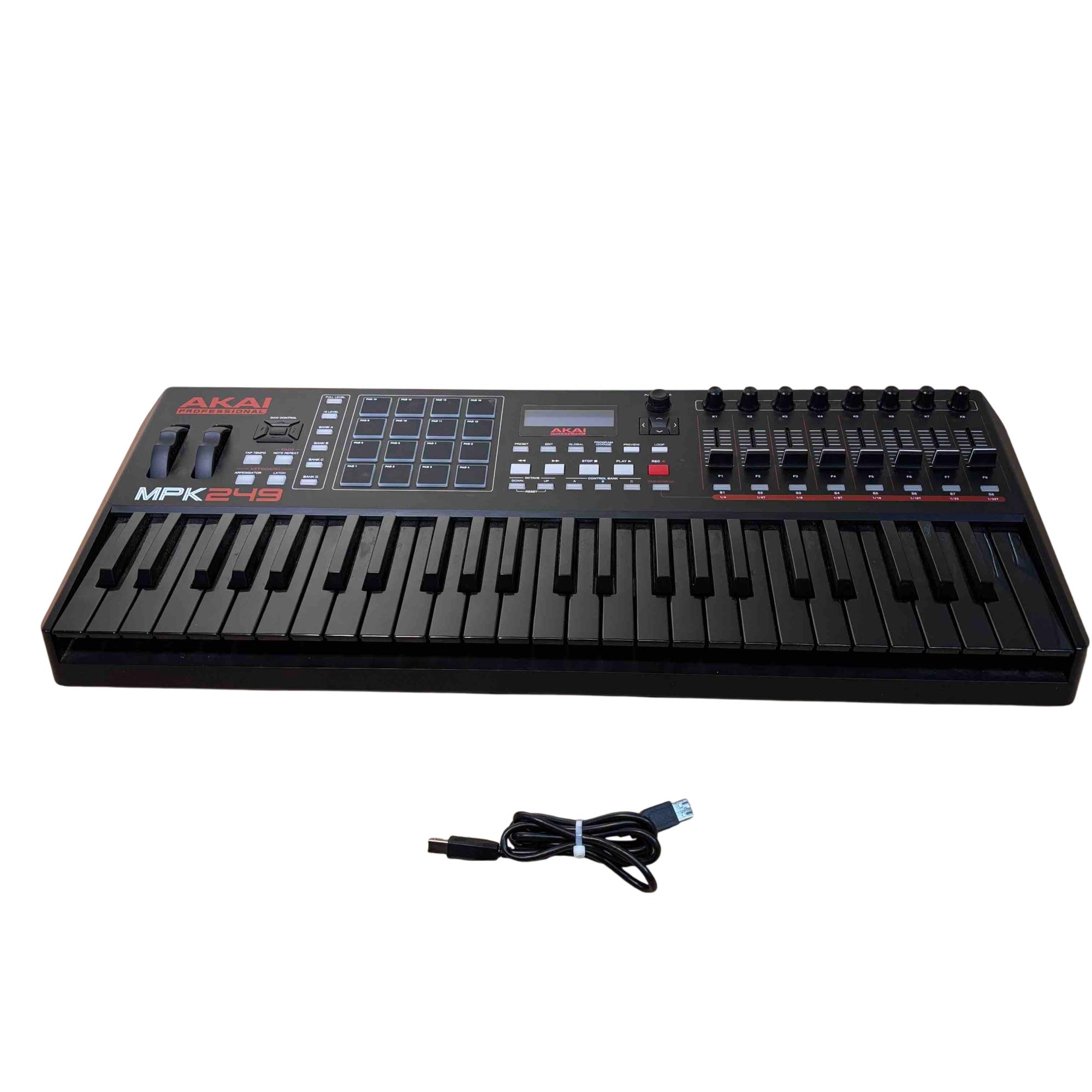 Akai Professional MPK249 Black 49-Key USB MIDI Keyboard Controller