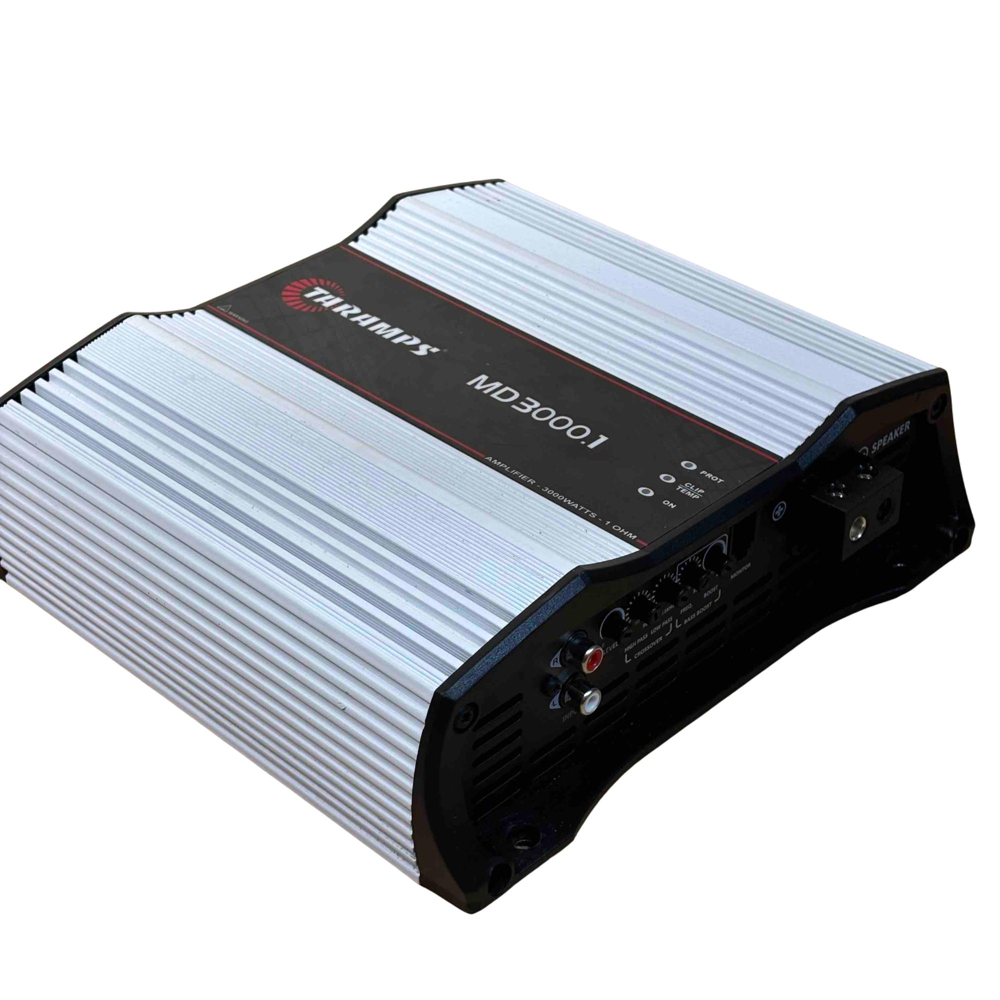 【限定セール！】 Taramps MD3000.1 Ohm 1- RMS 3000W 1-Channel White & Black V2 カーオーディオ