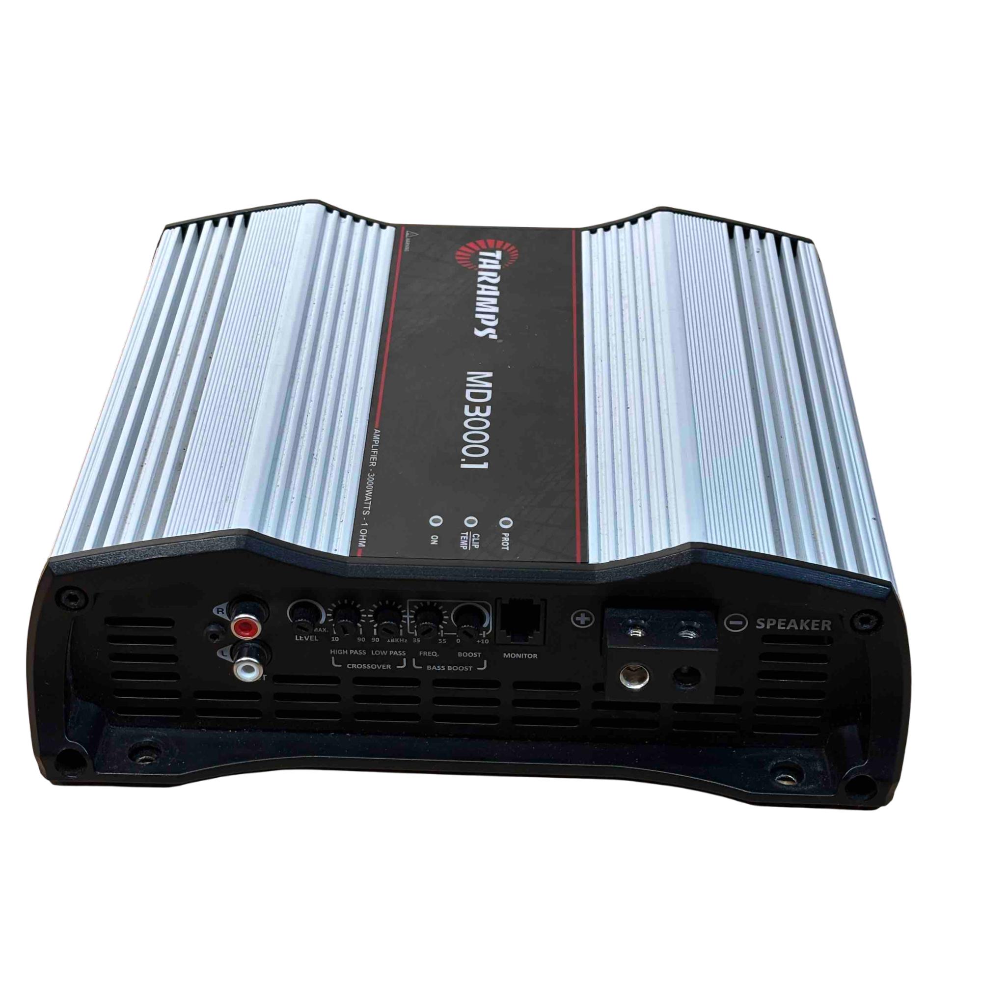 Taramps MD3000.1 V2 Black & White 1-Channel 3000W RMS 1- Ohm
