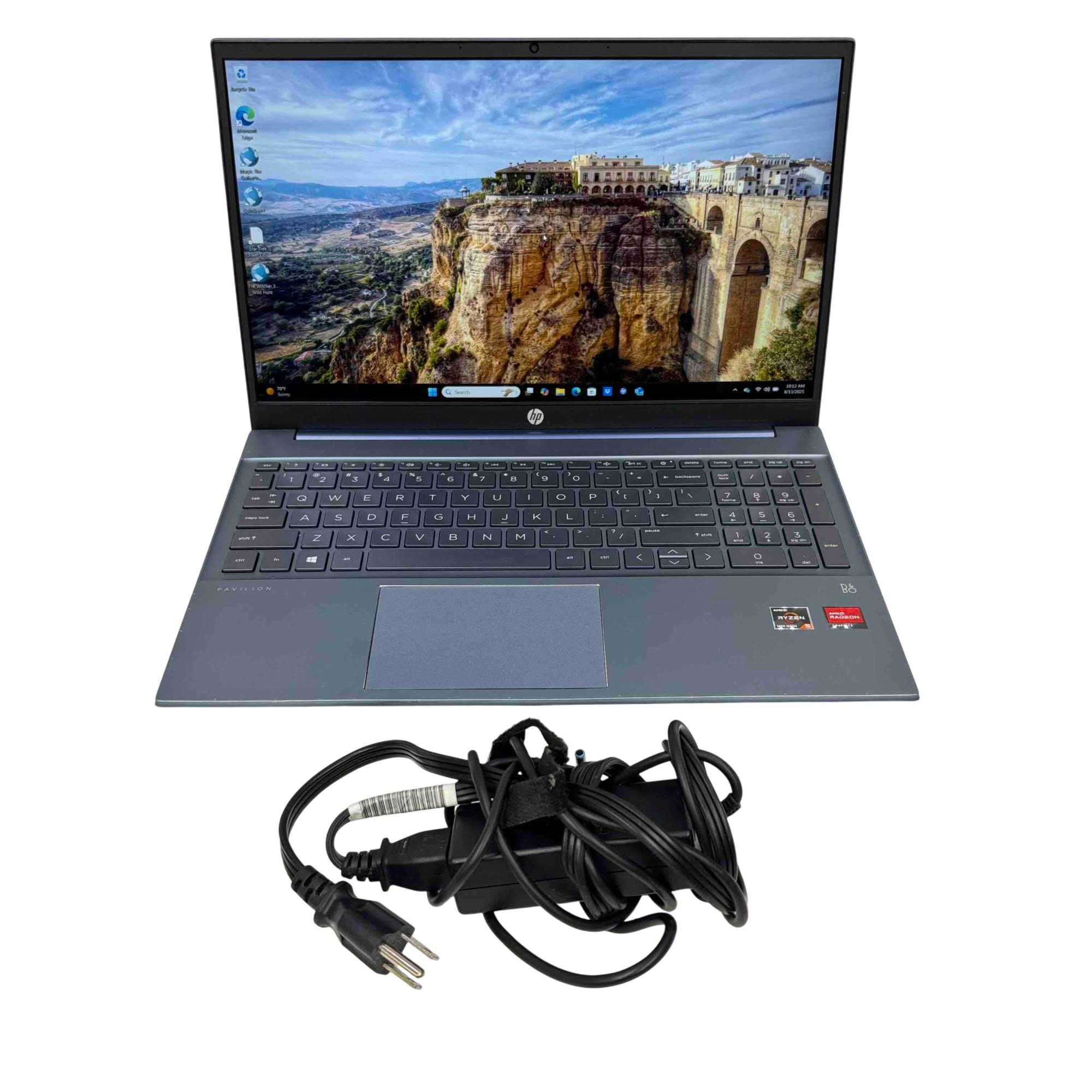 HP Pavilion 15 15-eh1052wm Win 11 Ryzen 5500U 8GB RAM 512GB SSD 