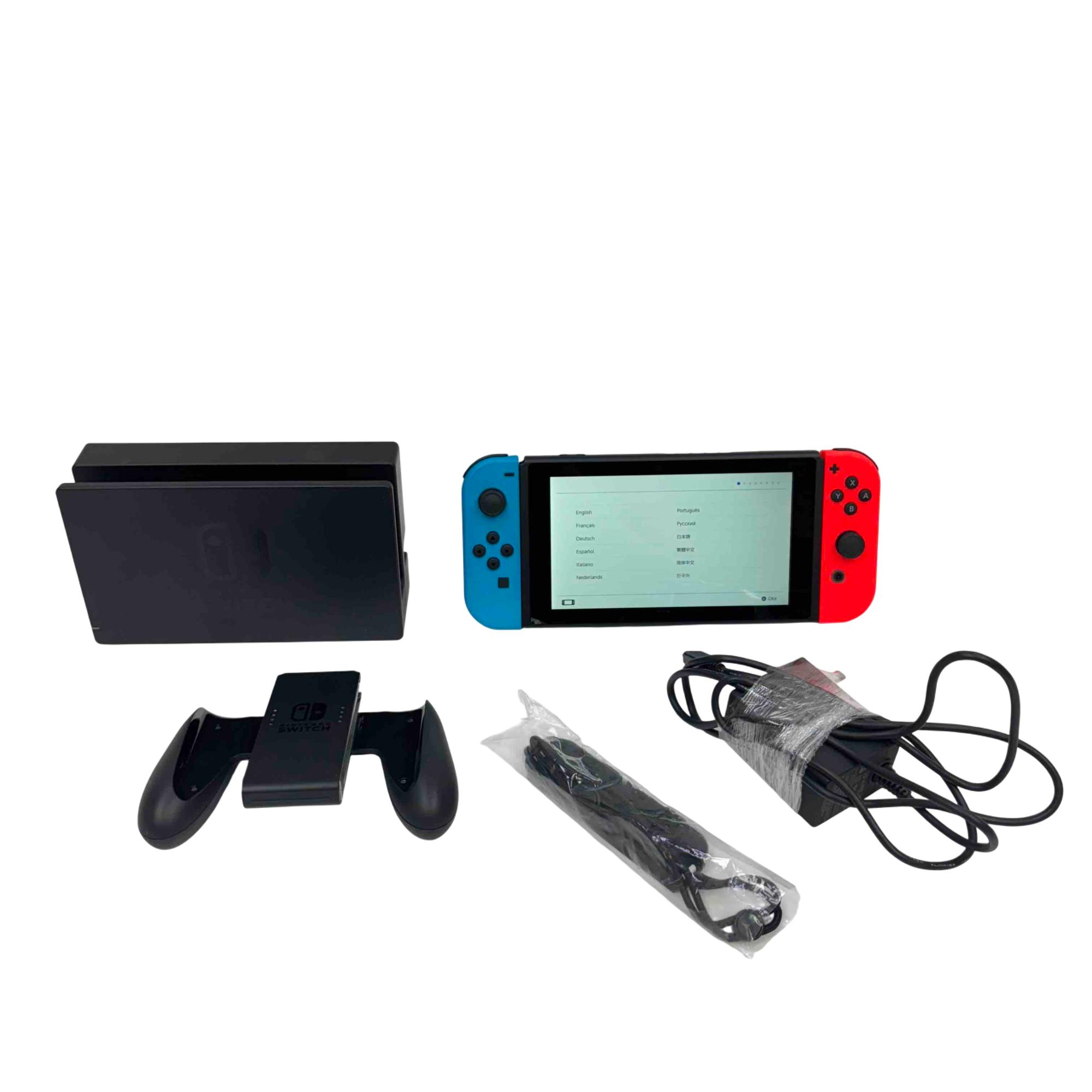 23：Nintendo　SWITCH　HAC-001　スイッチ＋ソフト　ジャンク Switch 本体のみ ジャンク品 HAC-001 ジャンク品】 ◇Switch本体(液晶
